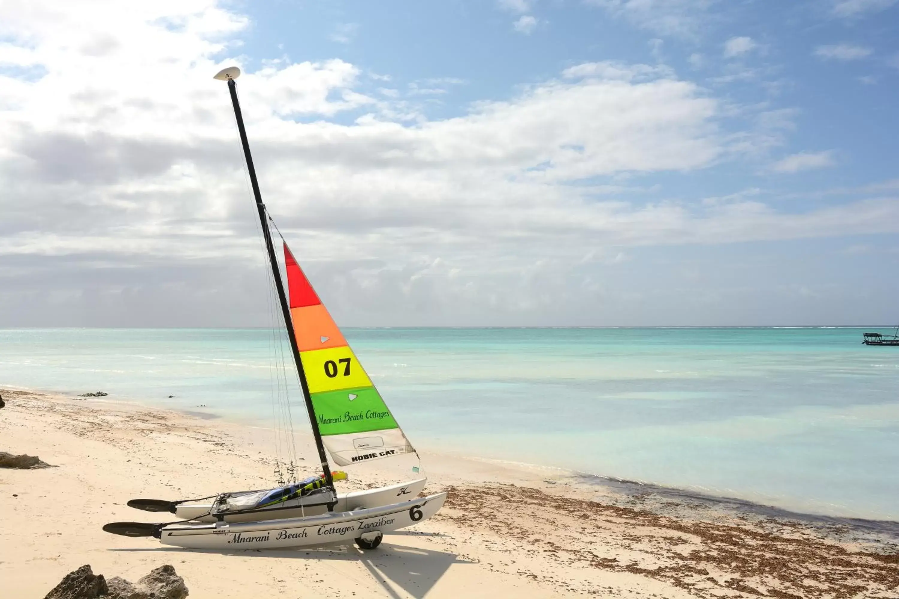 Beach, Windsurfing in Mnarani Beach Cottages