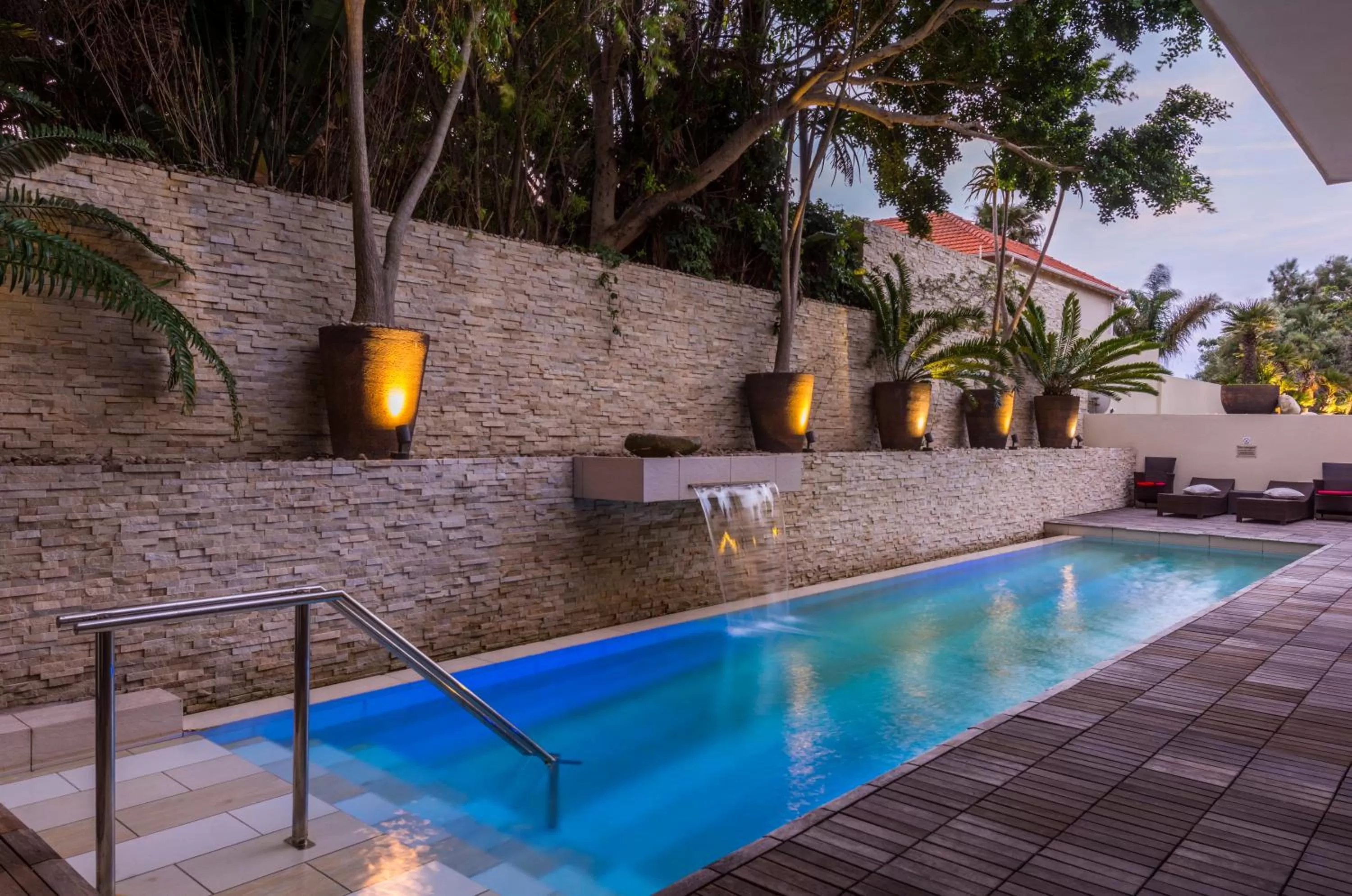 Patio in No5 Boutique Art Hotel by Mantis