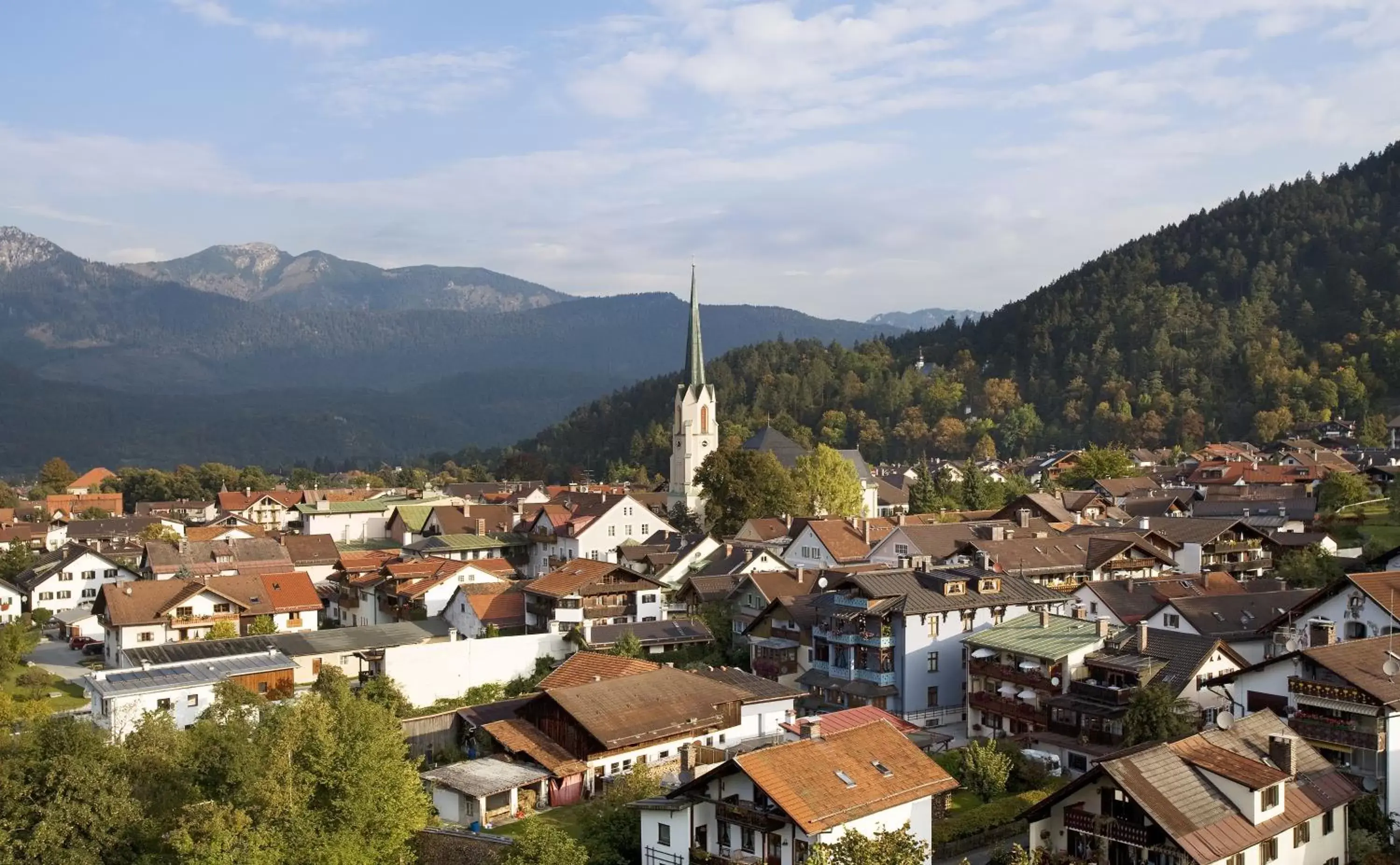 Neighbourhood, Bird's-eye View in Mercure Hotel Garmisch Partenkirchen