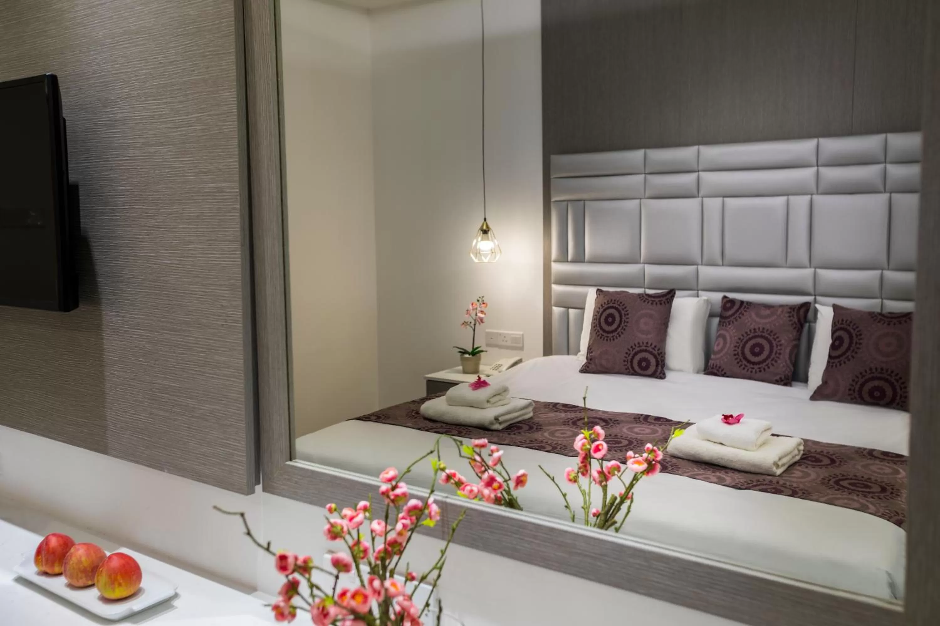 Bed in Tsokkos Protaras Beach Hotel