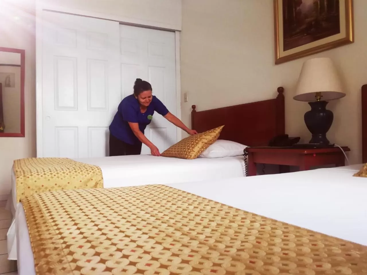 Bedroom, Bed in Hotel Villa Serena San Benito