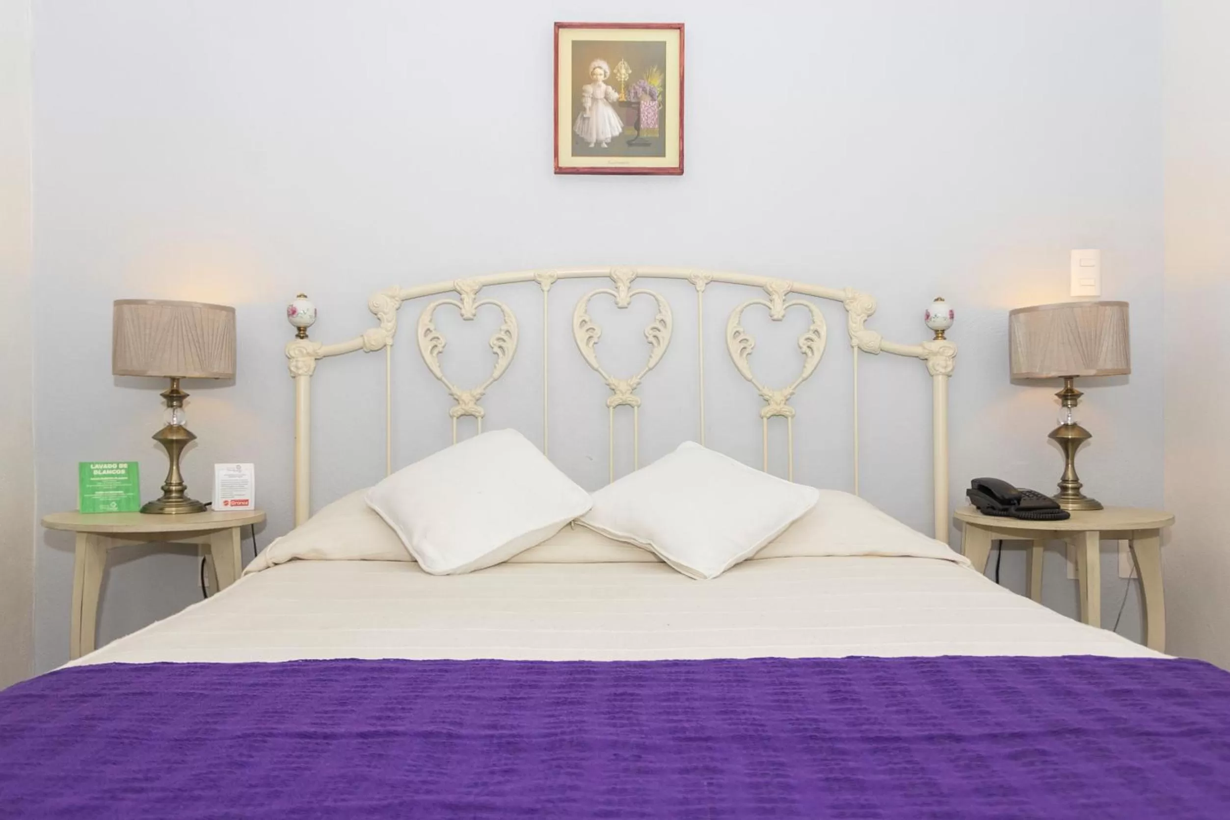 Bed in Hotel La Casona de Don Jorge