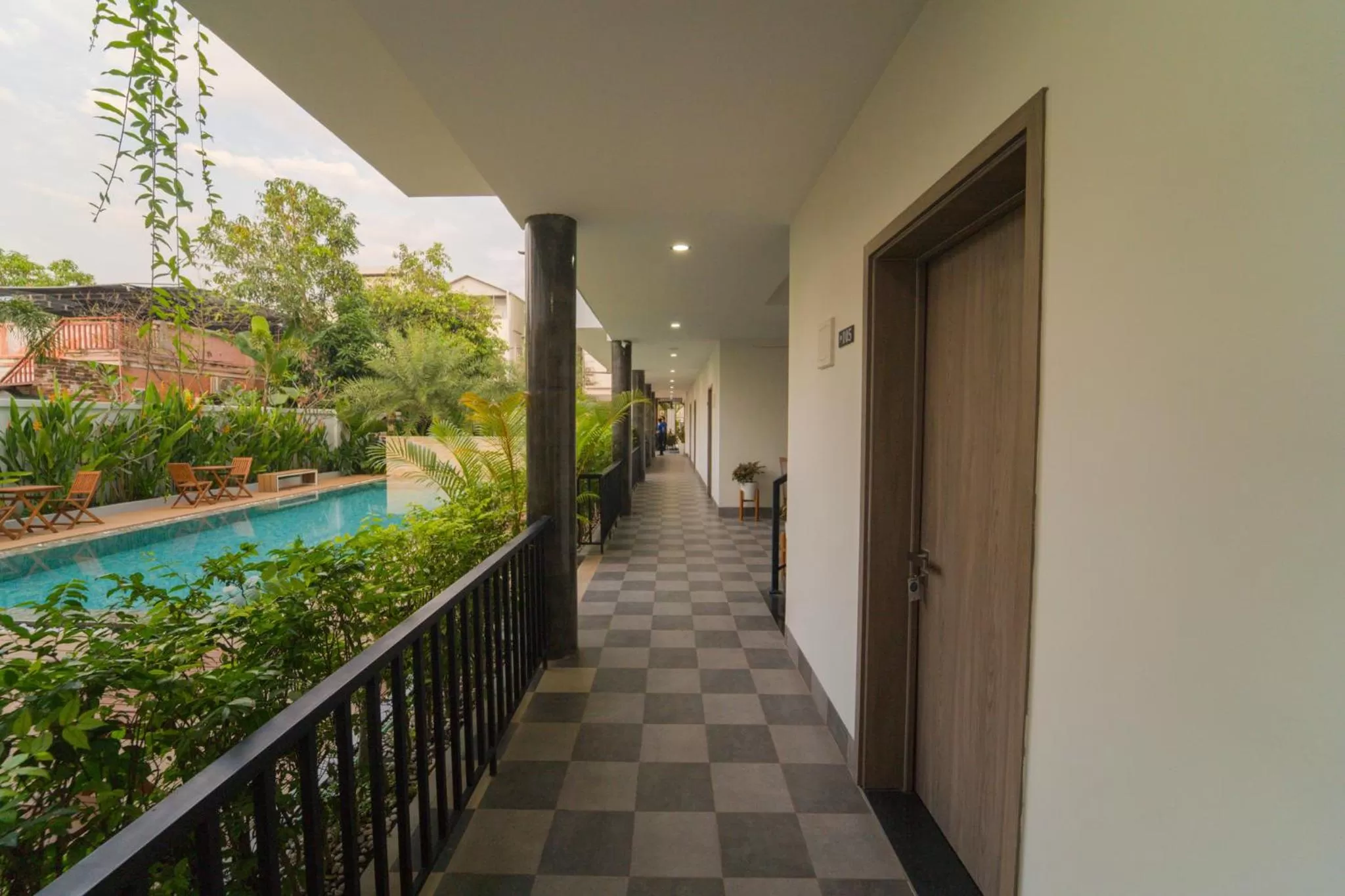 Floor plan, Balcony/Terrace in Angkor H Villa