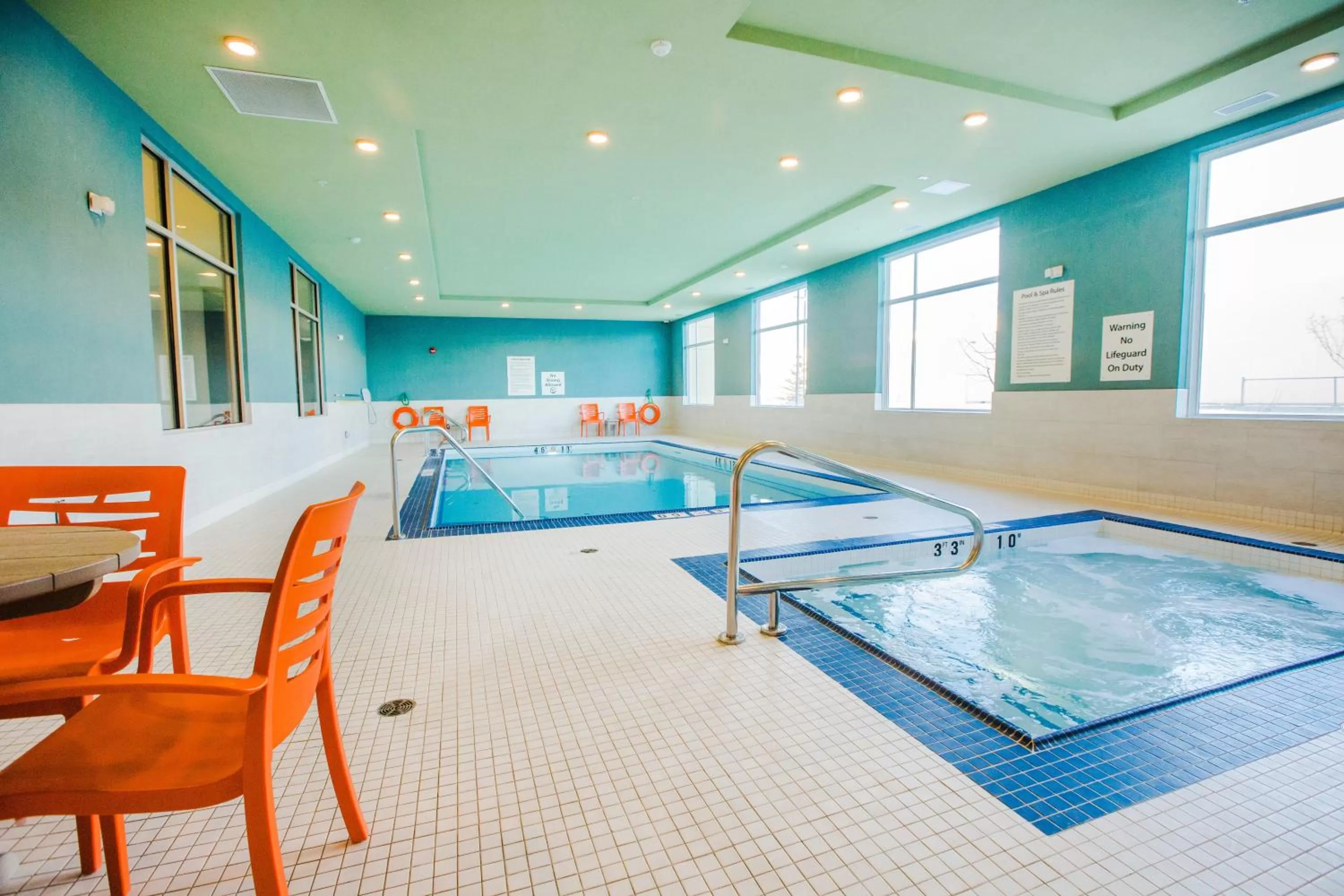 Swimming pool in Holiday Inn Express & Suites - West Edmonton-Mall Area by IHG