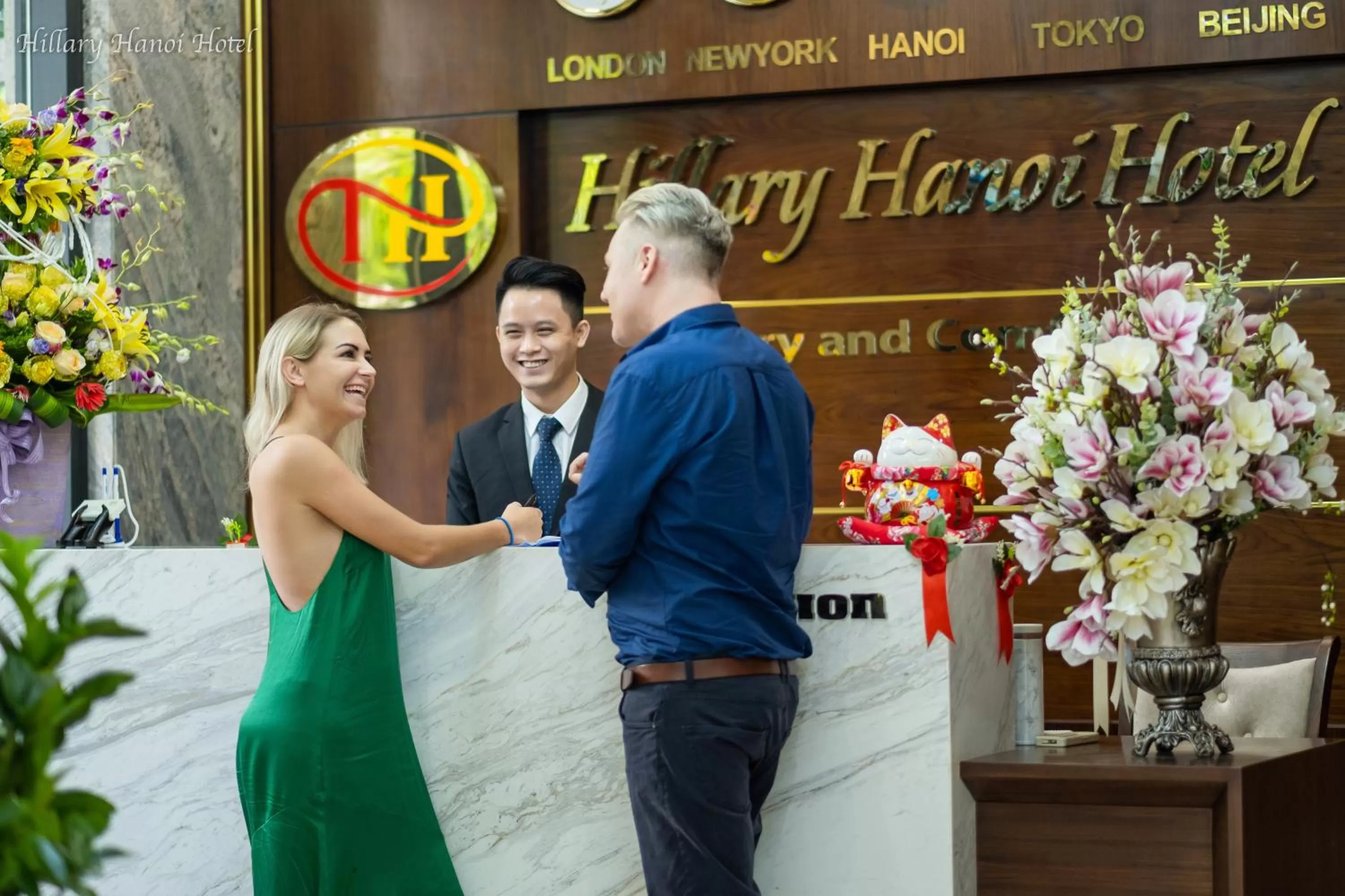 Lobby or reception in Hillary Hanoi Hotel