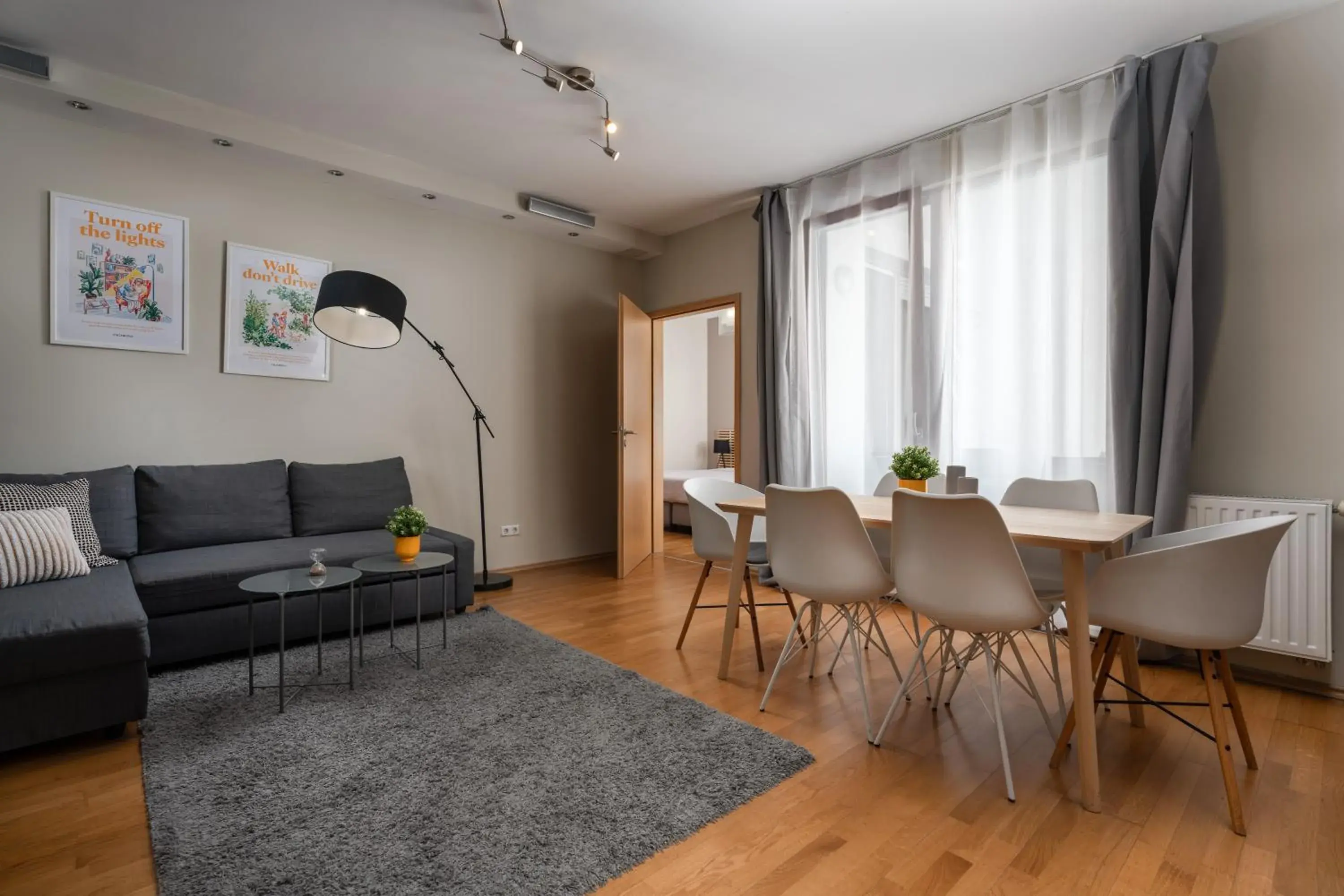 Living room, Seating Area in Central Passage Budapest Apartments