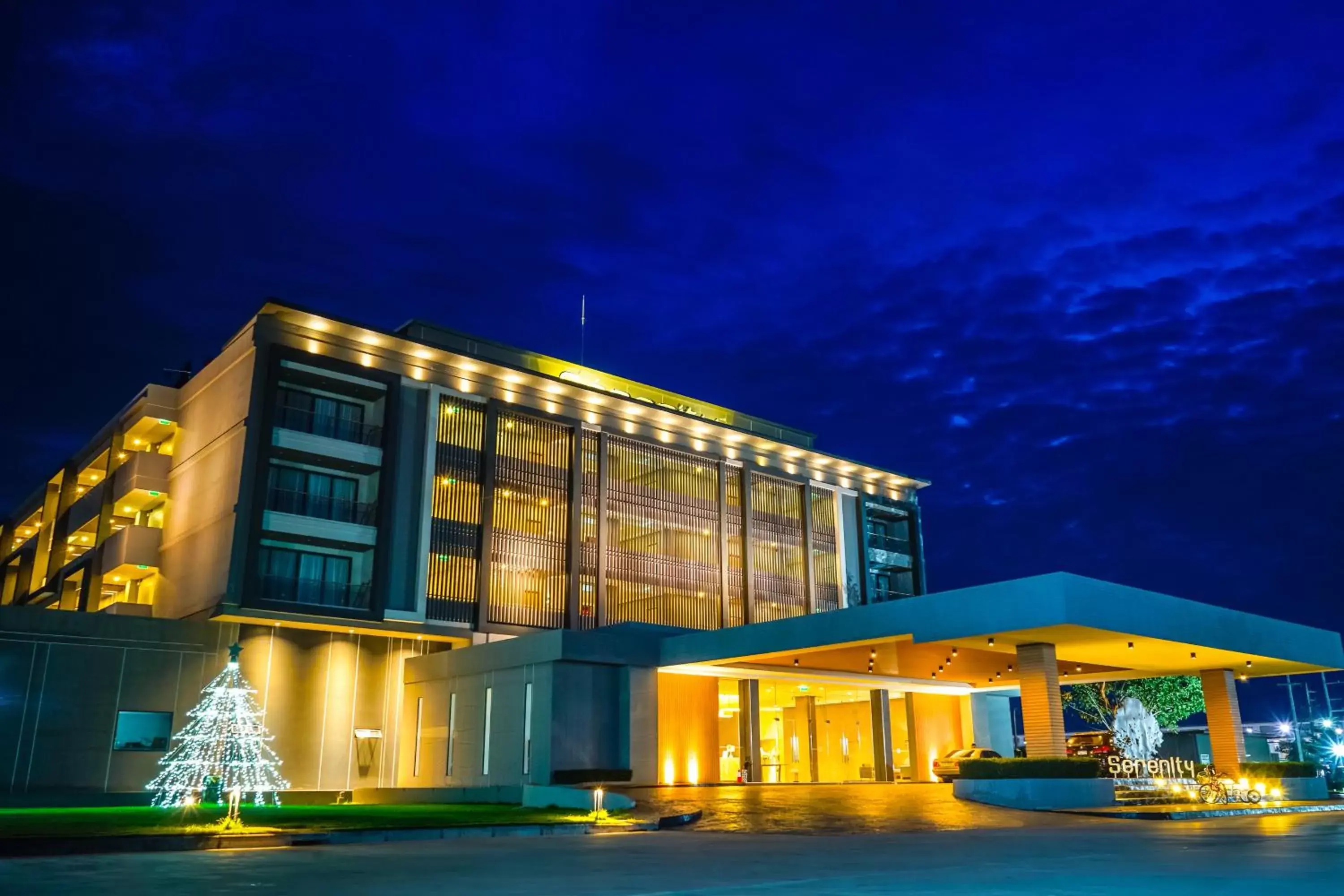 Facade/entrance, Property Building in Serenity Hotel and Spa Kabinburi