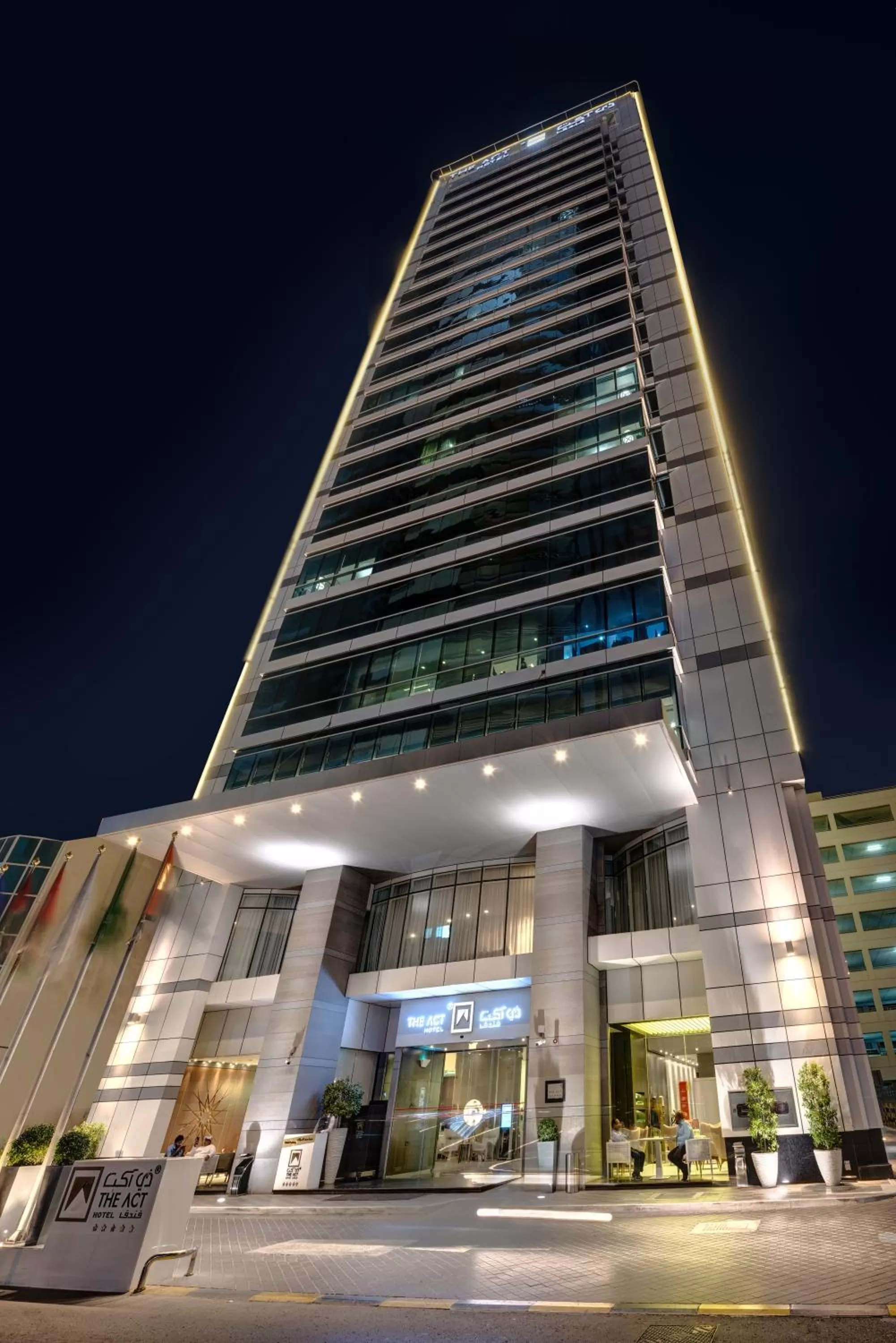 Property building in The Act Hotel Sharjah