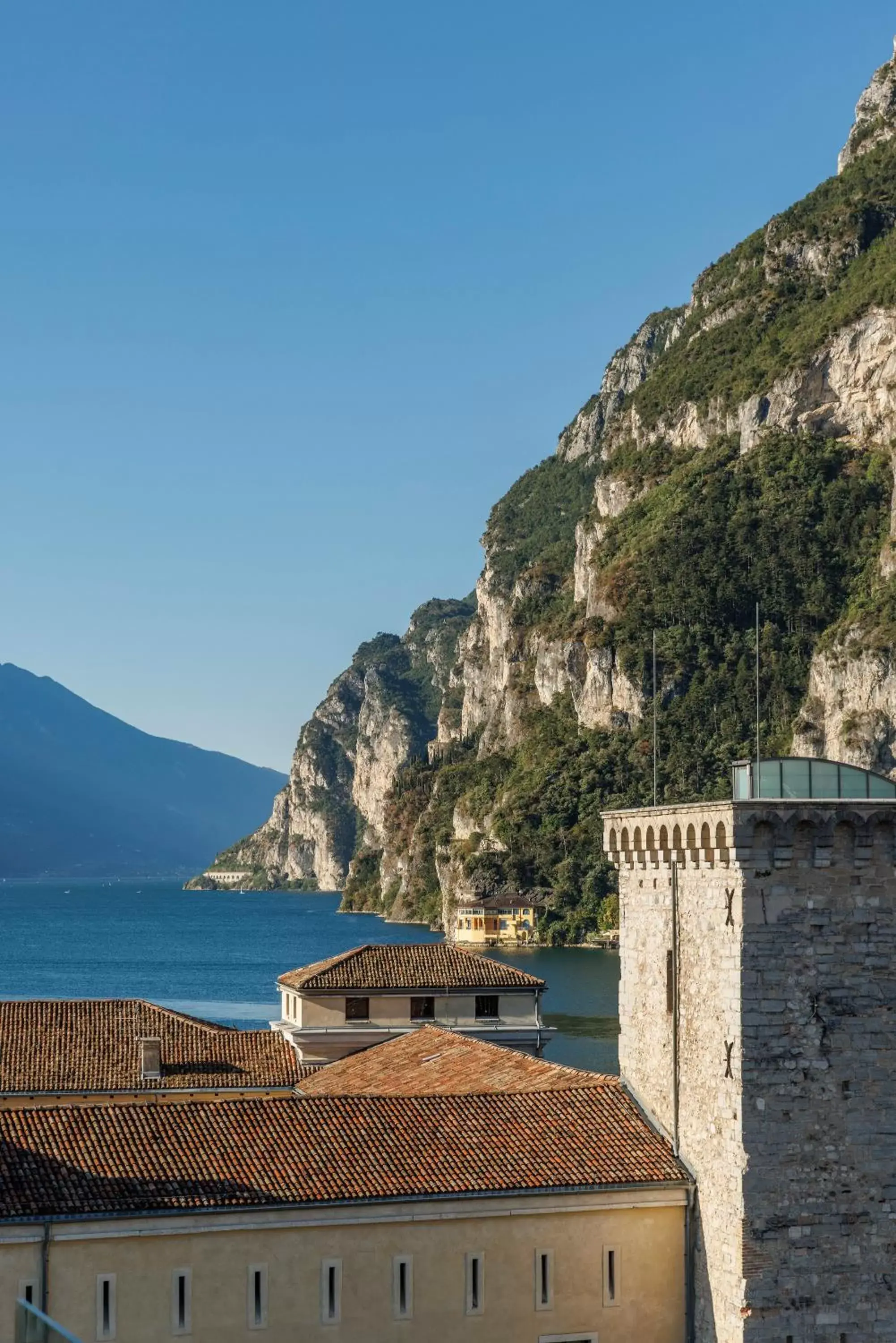 Balcony/Terrace, Mountain View in Grand Hotel Riva