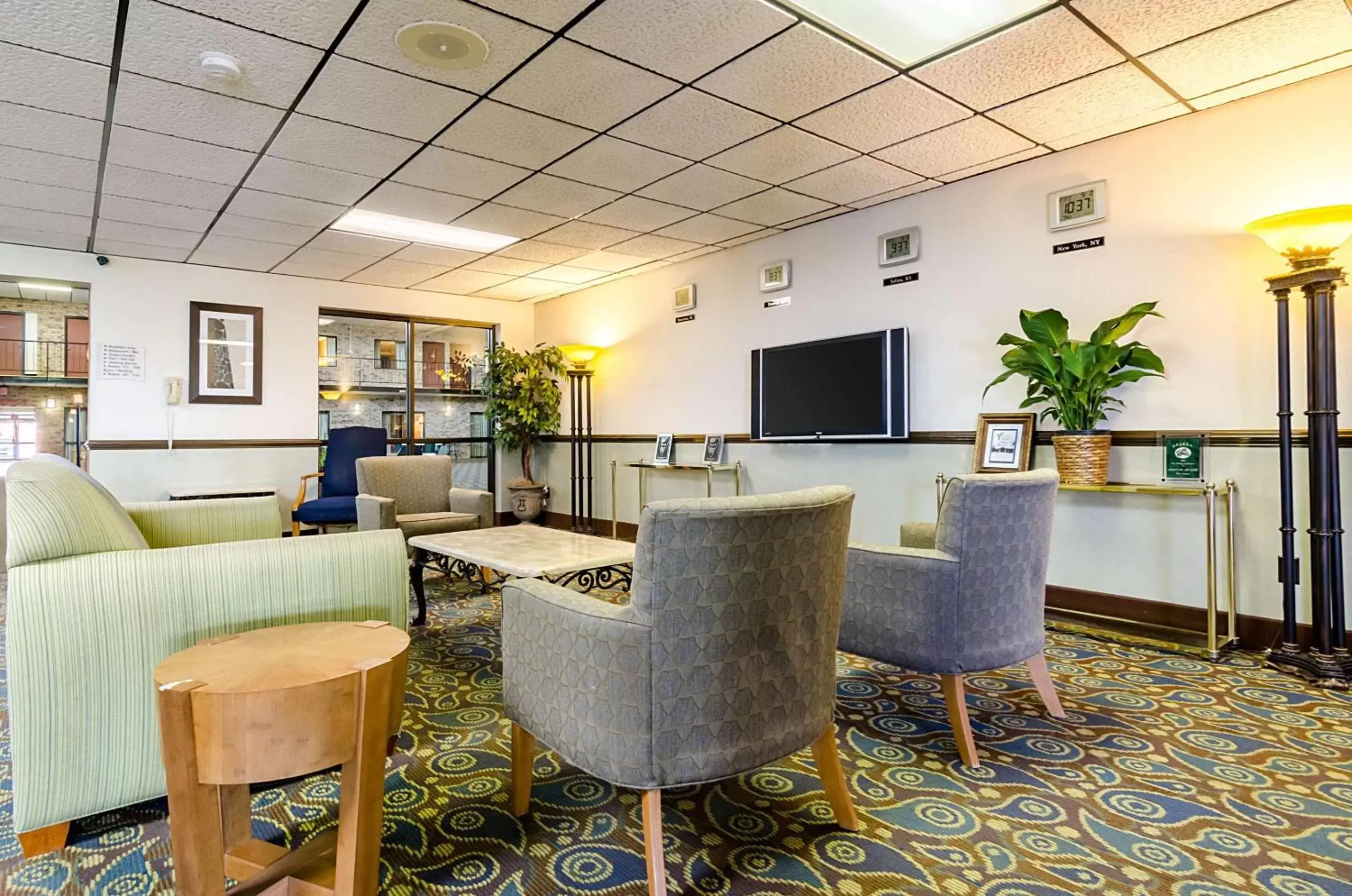 Lobby or reception in Quality Inn & Suites Salina