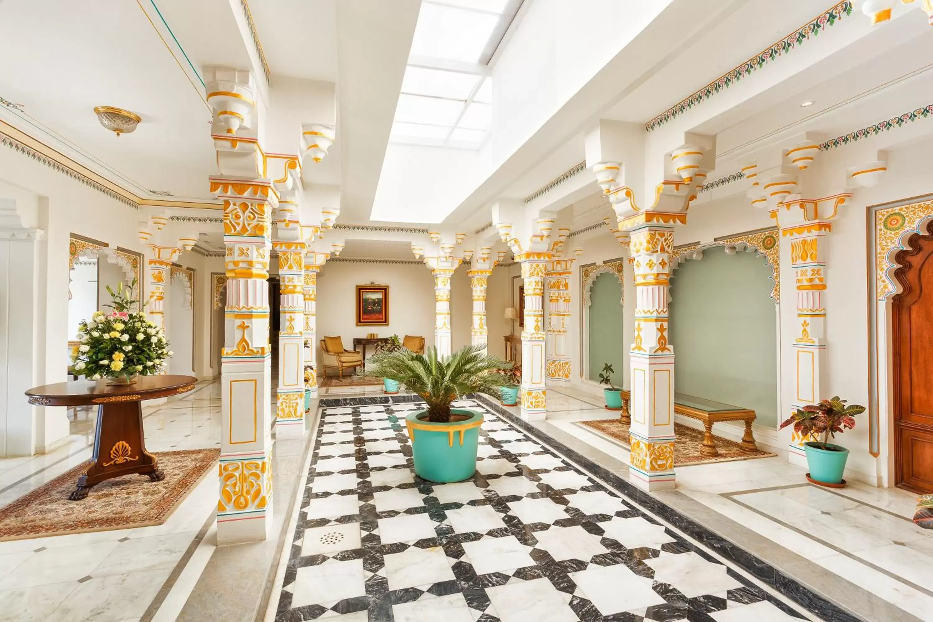 Floor plan in Taj Fateh Prakash Palace Udaipur