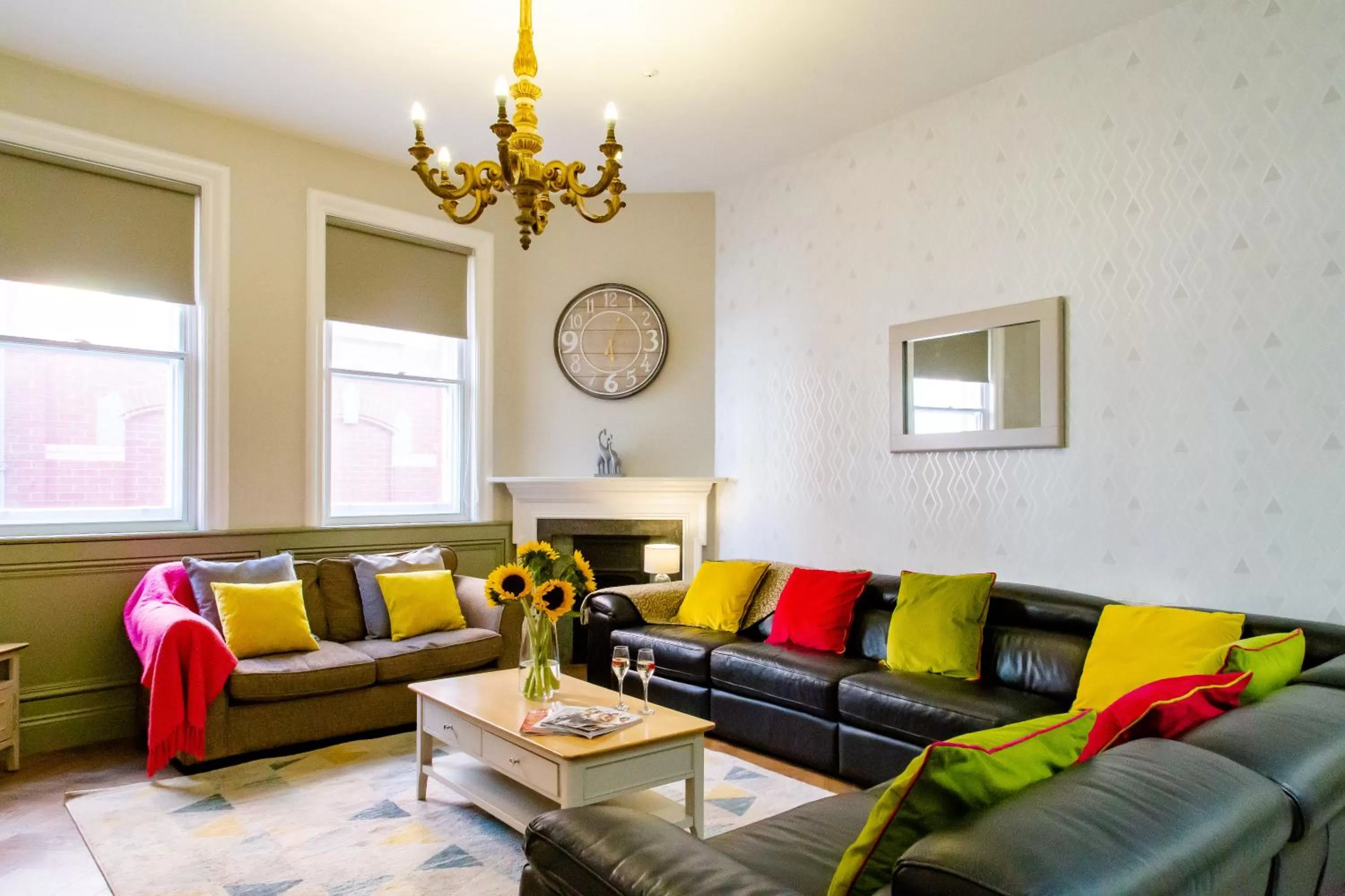 Living room in Goodramgate Apartments