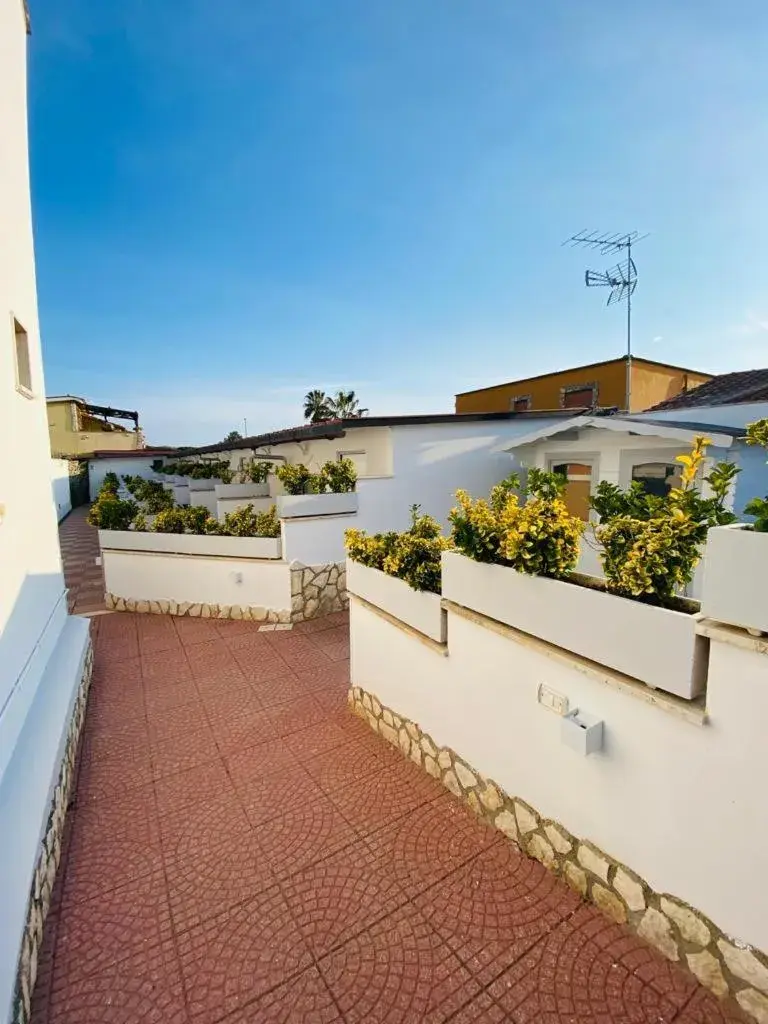 Property building, Balcony/Terrace in Airport Hotel