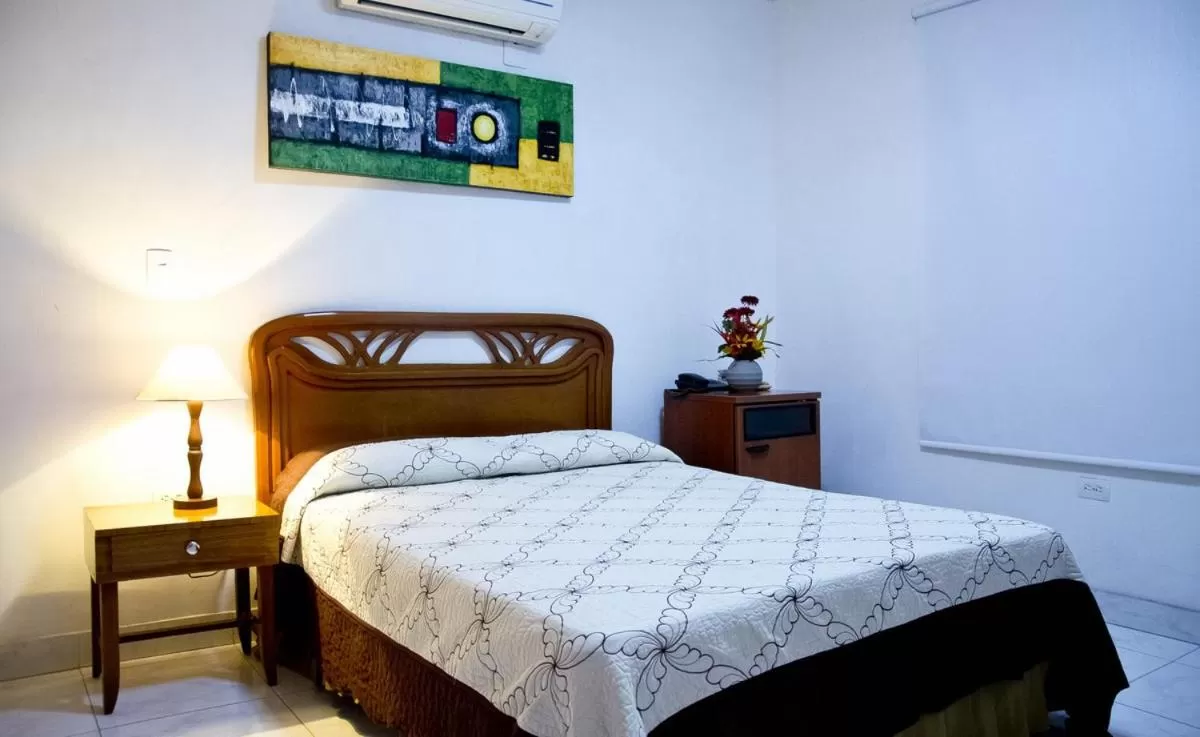 Bed in Hotel Chucarima