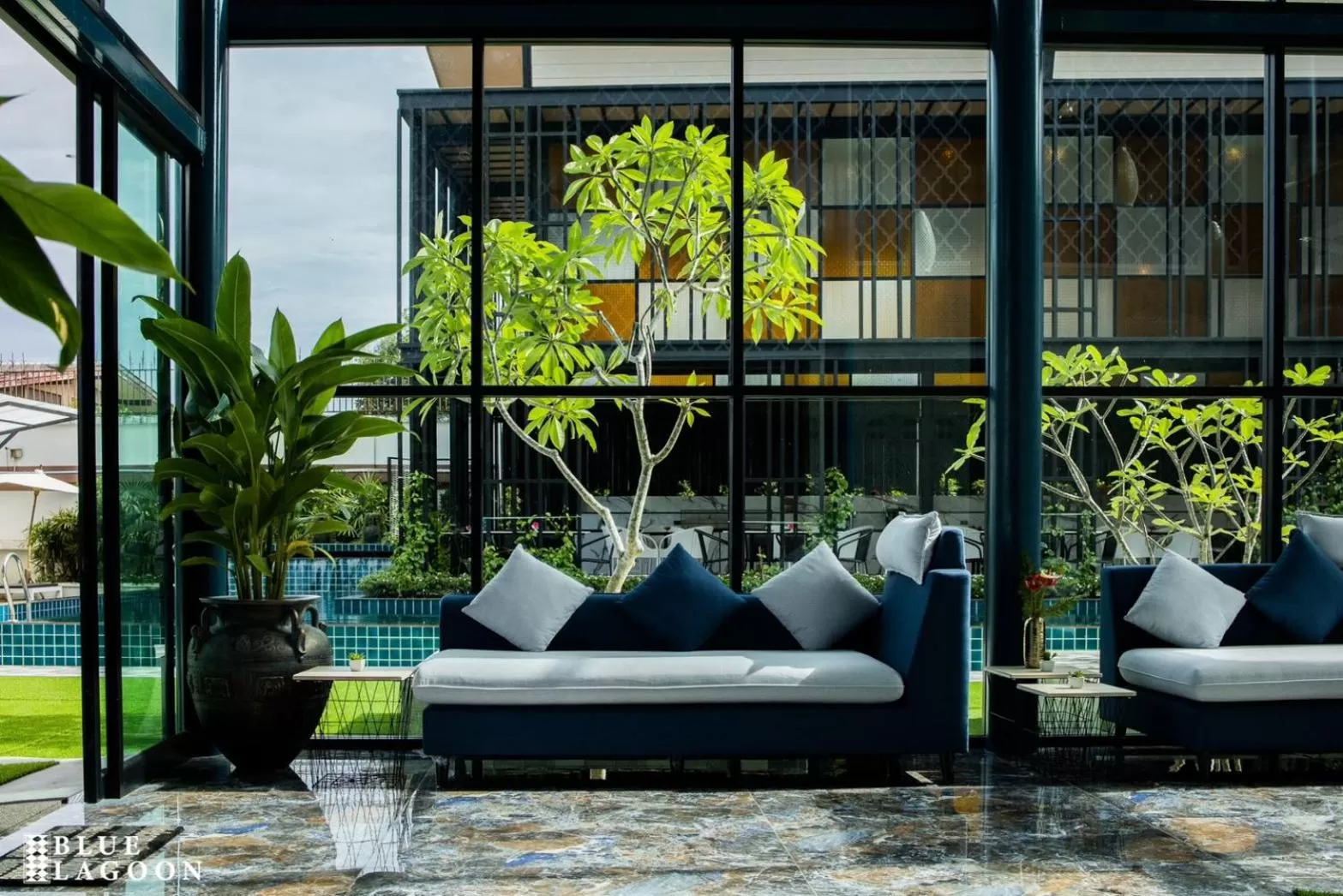 Garden in Blue Lagoon Hotel