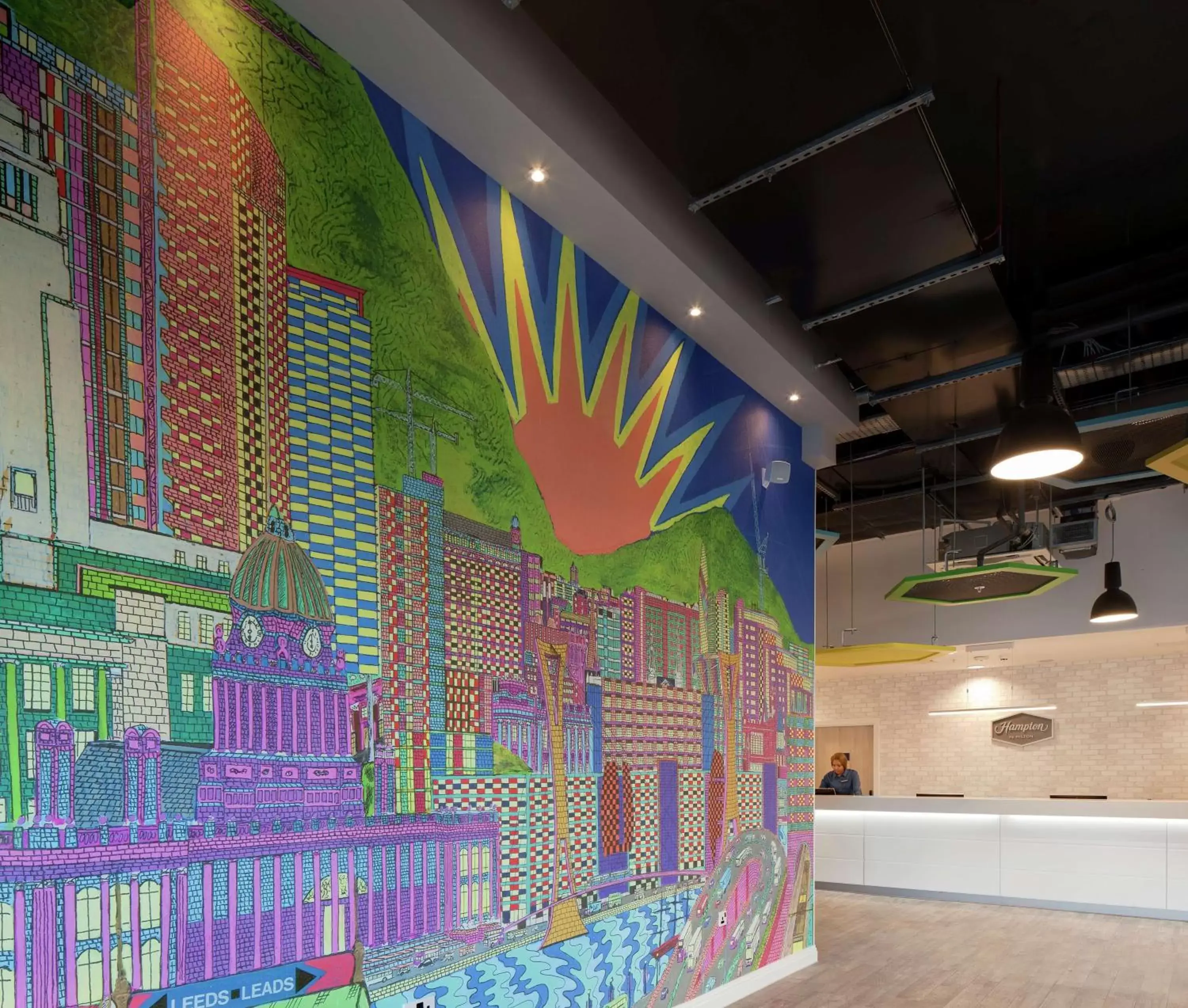 Lobby or reception in Hampton By Hilton Leeds City Centre Lobby or reception in Hampton By Hilton Leeds City Centre