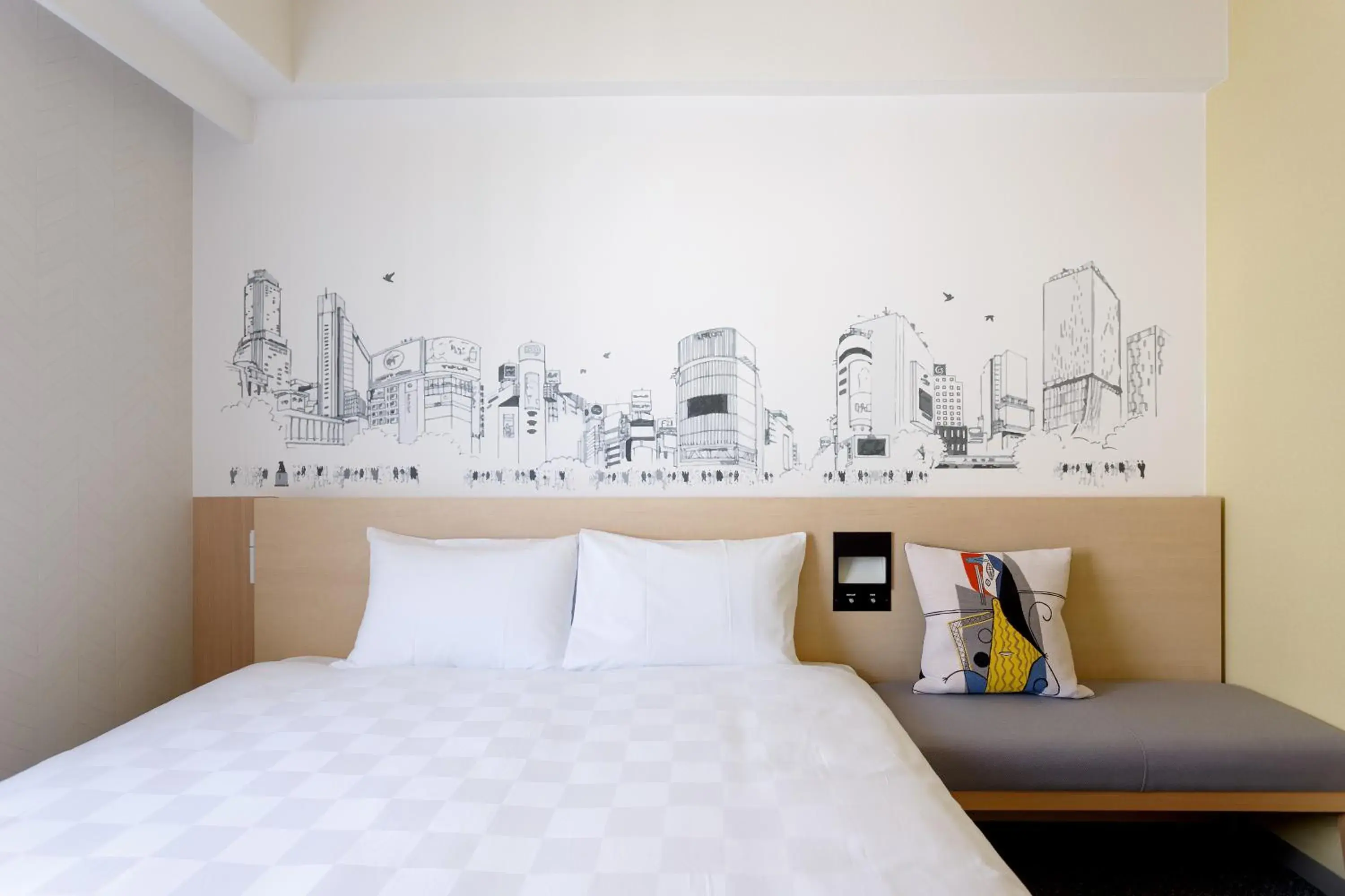 Photo of the whole room, Bed in Shibuya Tokyu REI Hotel Photo of the whole room, Bed in Shibuya Tokyu REI Hotel