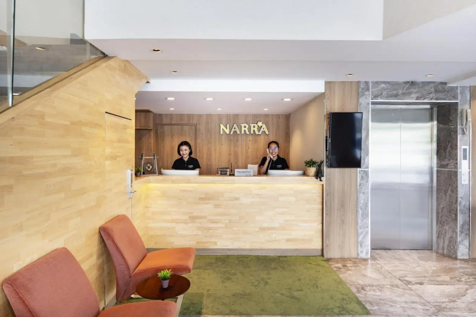 Lobby or reception, Staff in Narra hotel