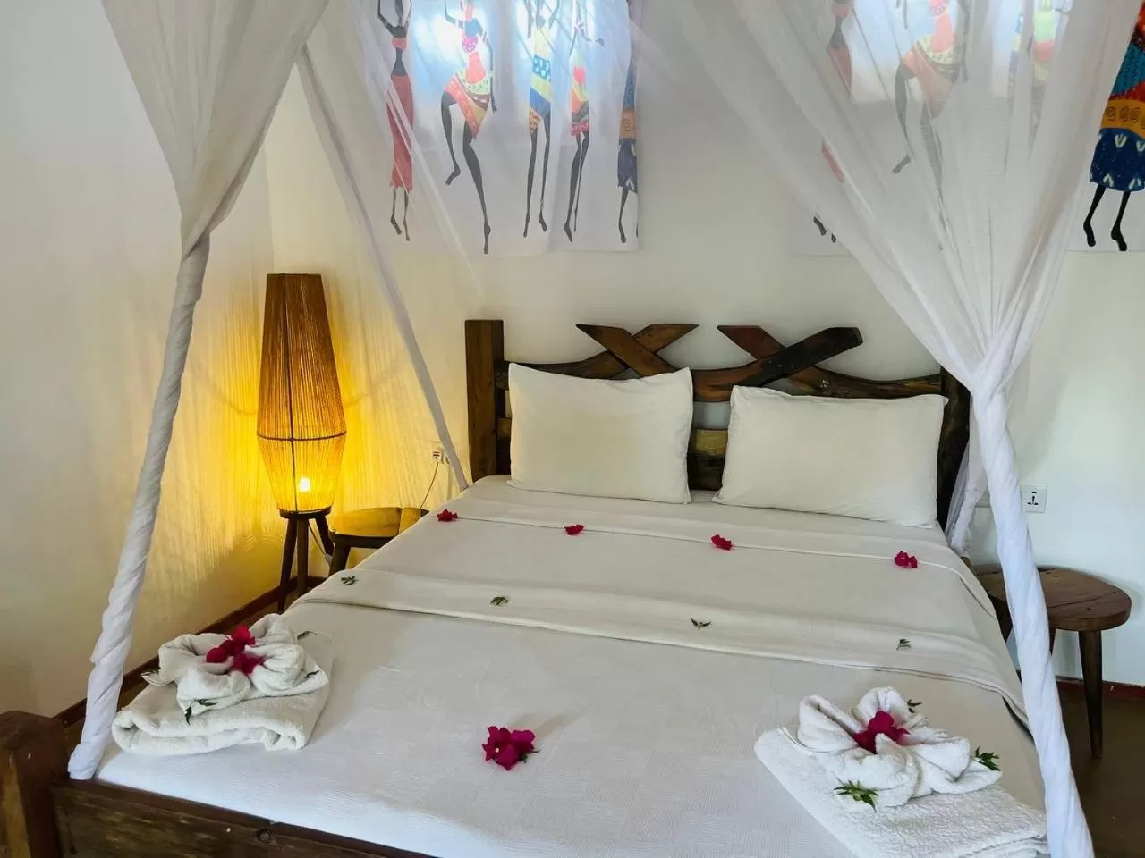 Bed in Babalao Bungalows