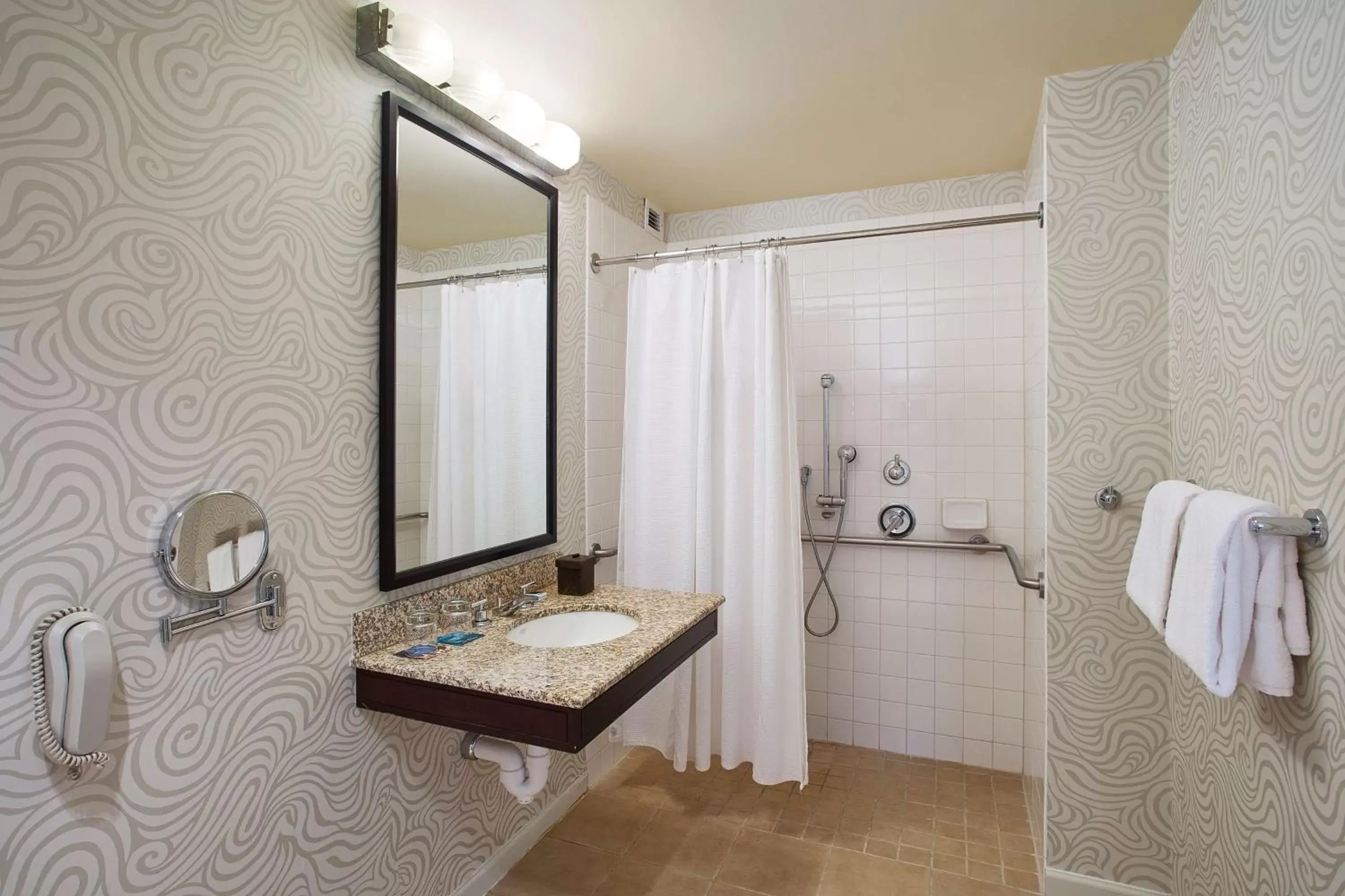 Bathroom in Juniper Hotel Cupertino, Curio Collection by Hilton