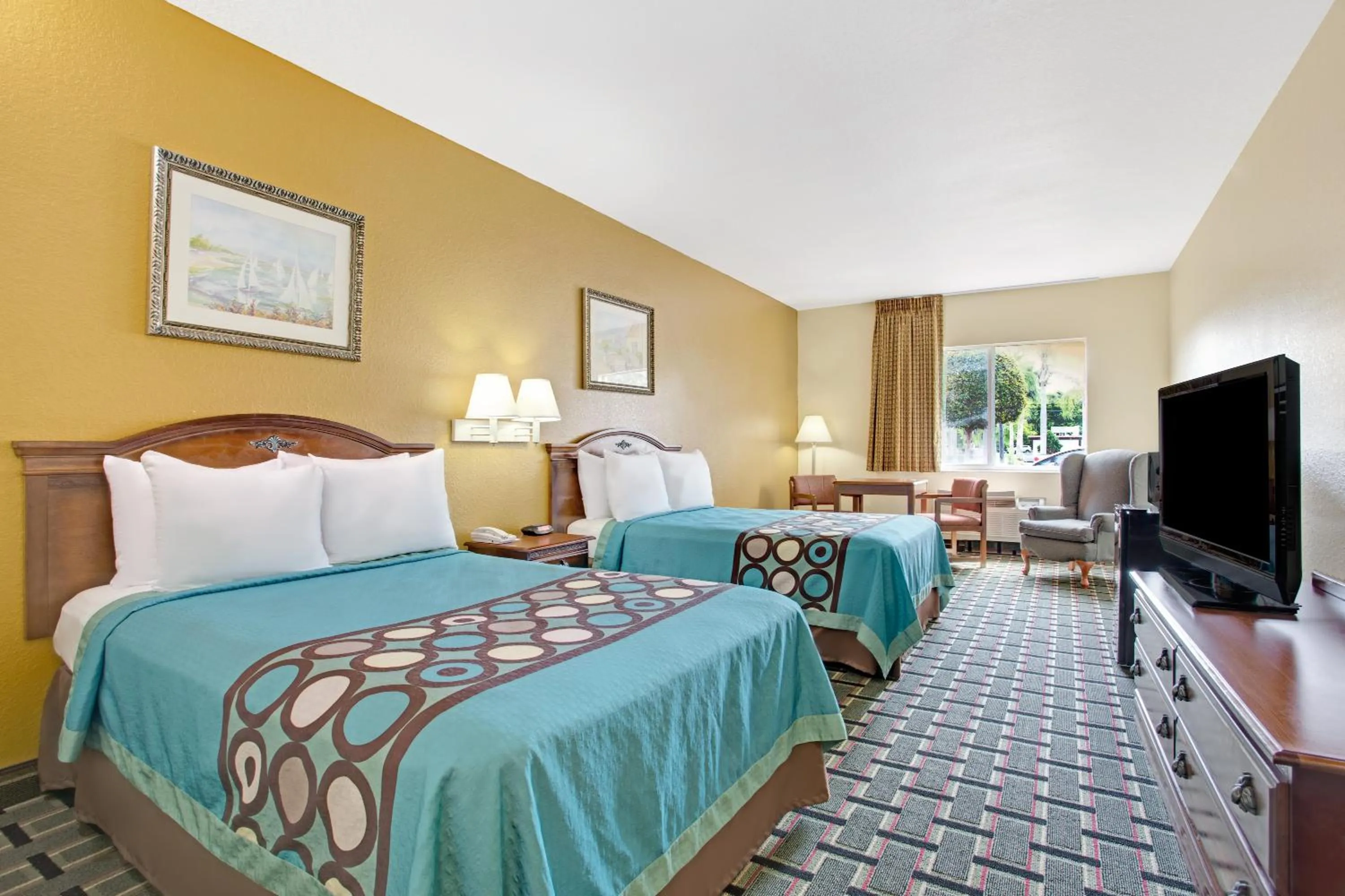 Double Room with Two Double Beds - Smoking in Super 8 by Wyndham Daytona Beach