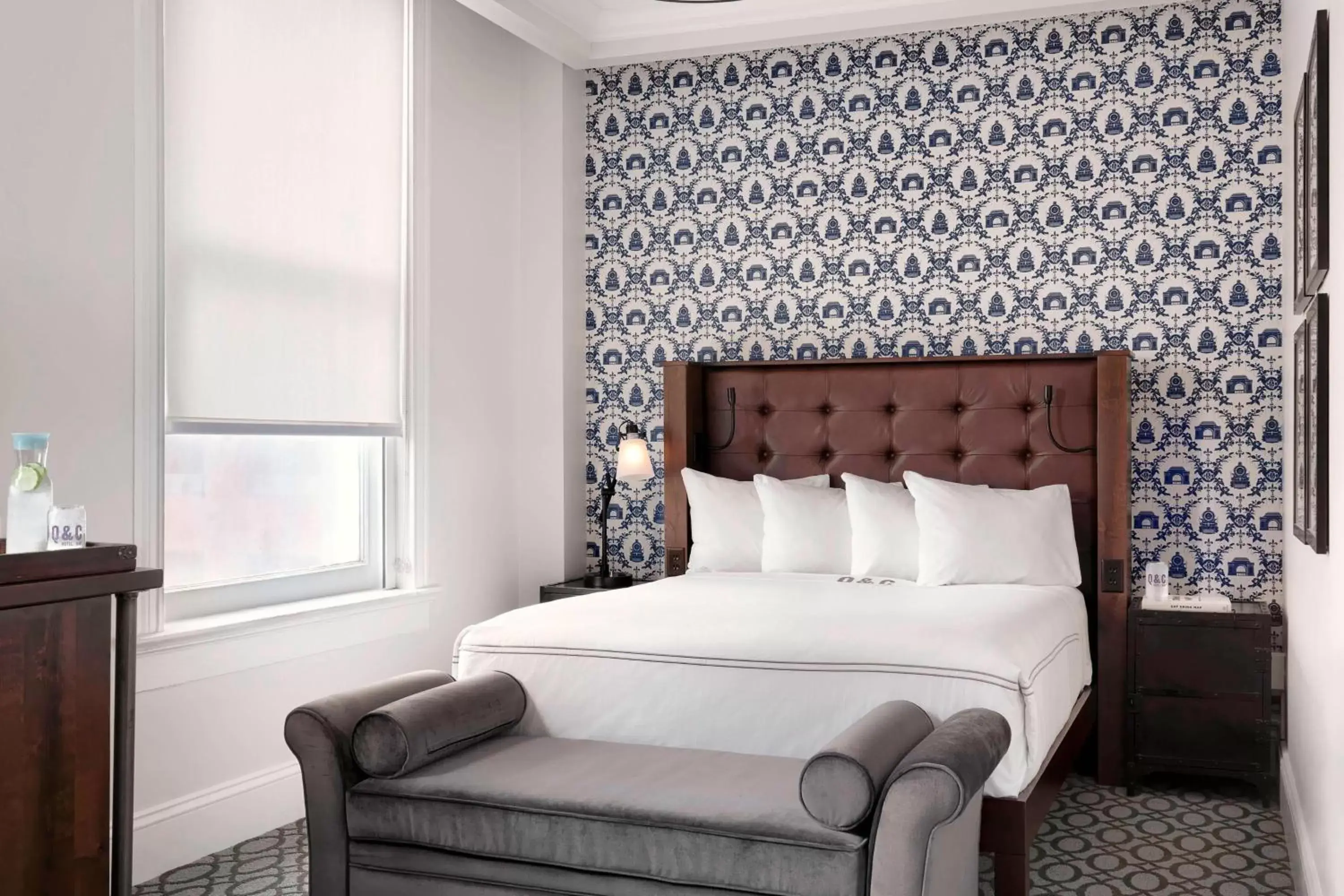 King Room with Roll-In Shower - Mobility and Hearing Accessible in Q&C Hotel and Bar New Orleans, Autograph Collection King Room with Roll-In Shower - Mobility and Hearing Accessible in Q&C Hotel and Bar New Orleans, Autograph Collection