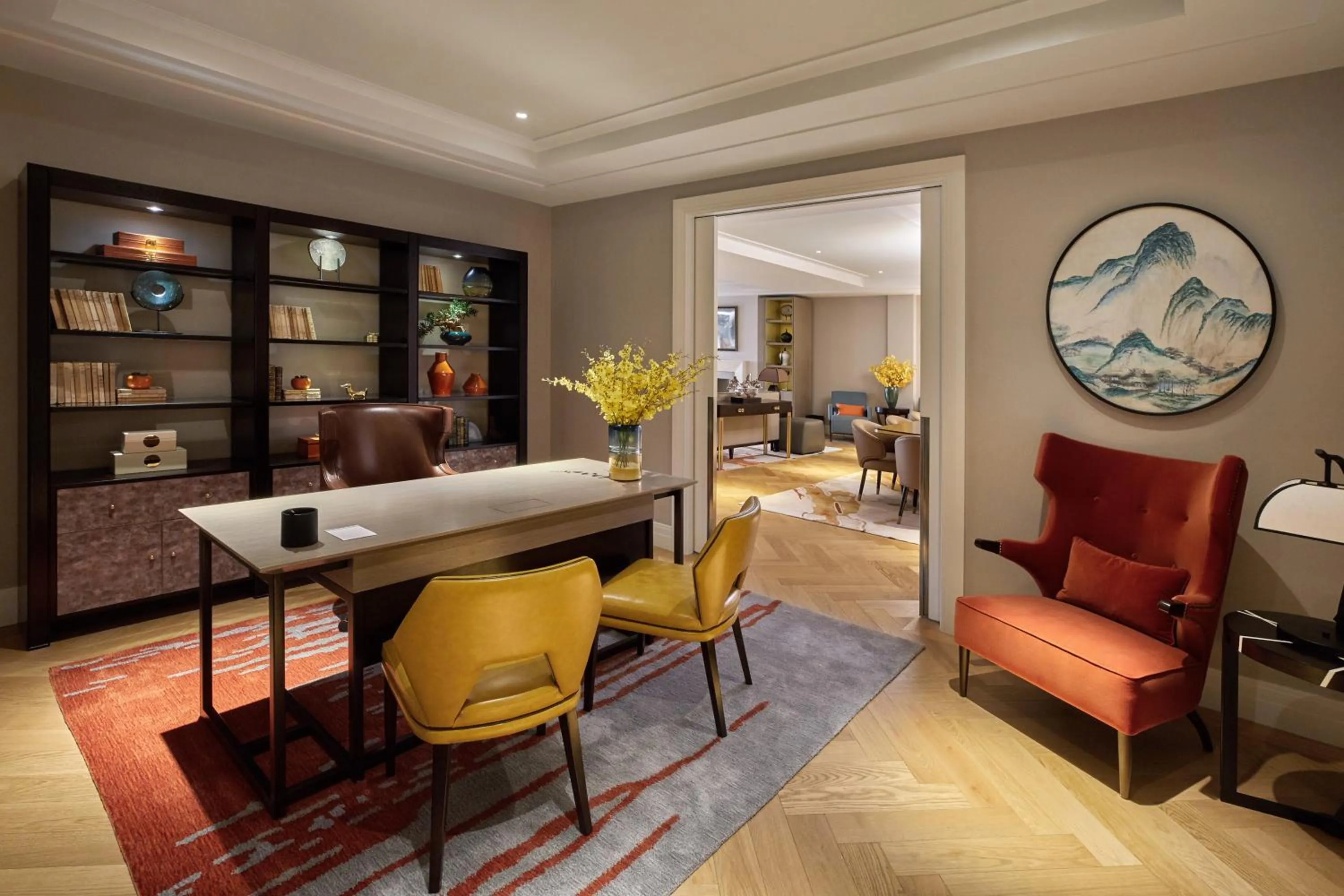 Seating area in Four Seasons Hotel London at Tower Bridge