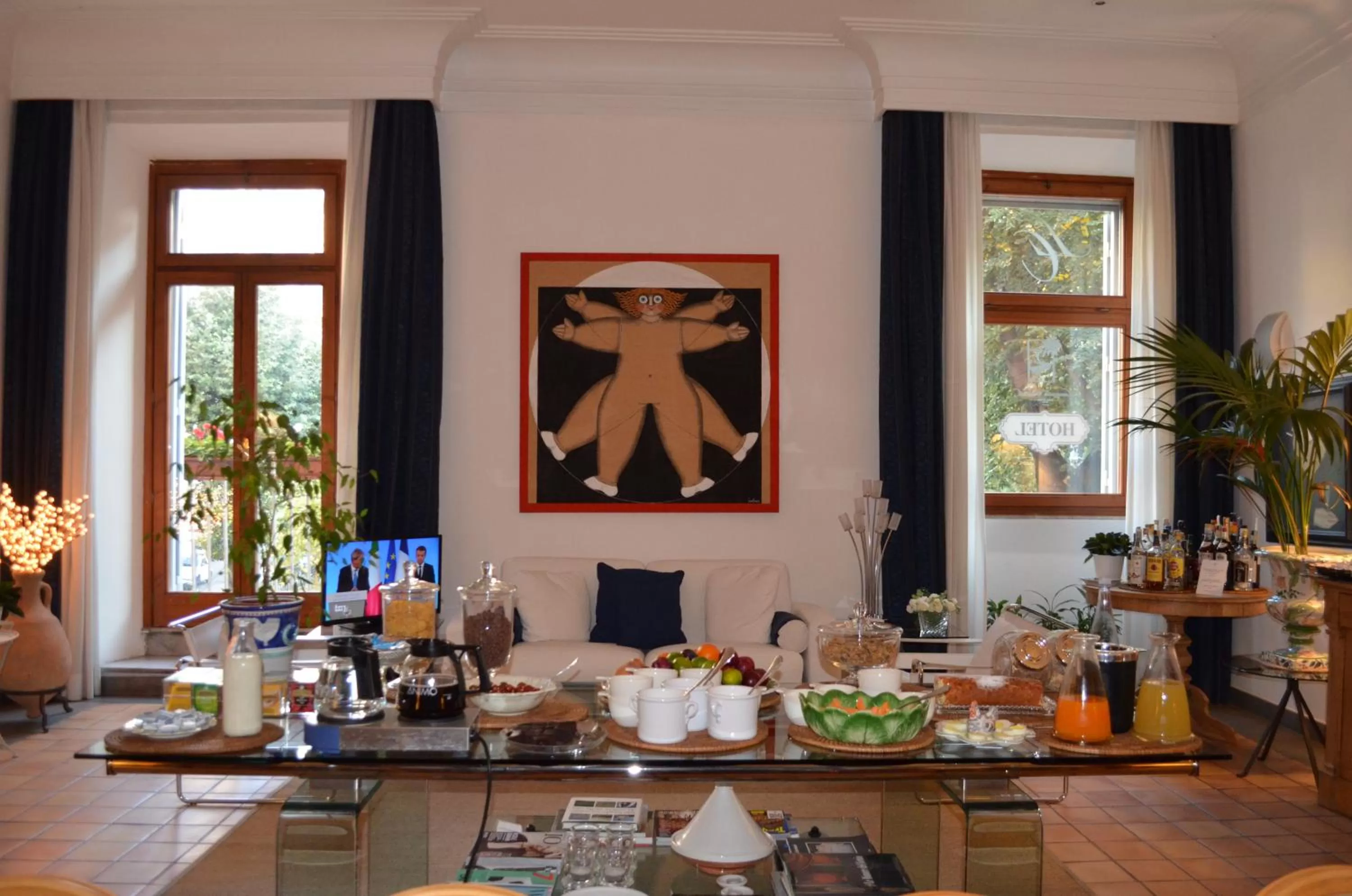 Food and drinks in Hotel Locanda Cairoli