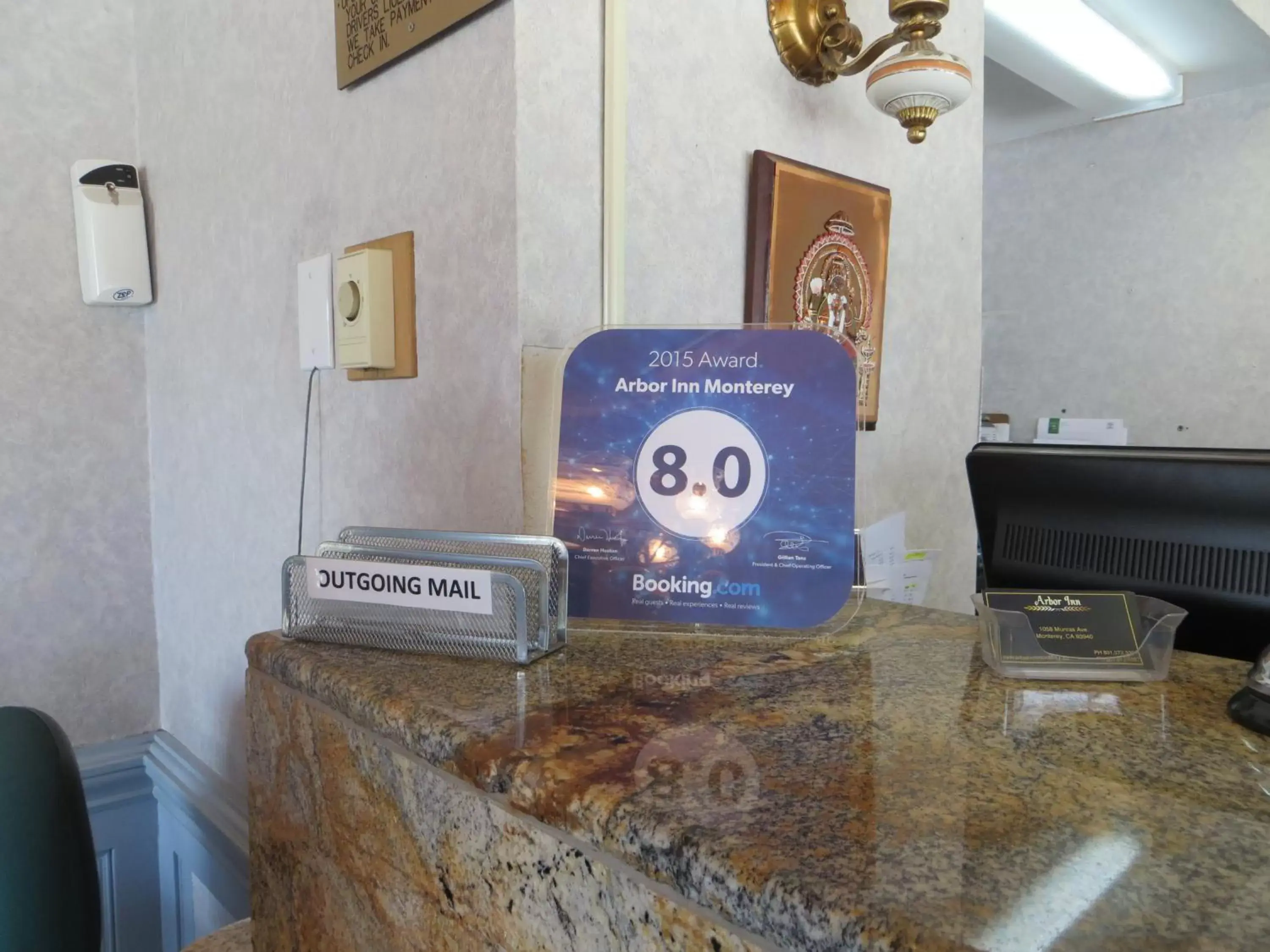 Lobby or reception in Arbor Inn Monterey Lobby or reception in Arbor Inn Monterey