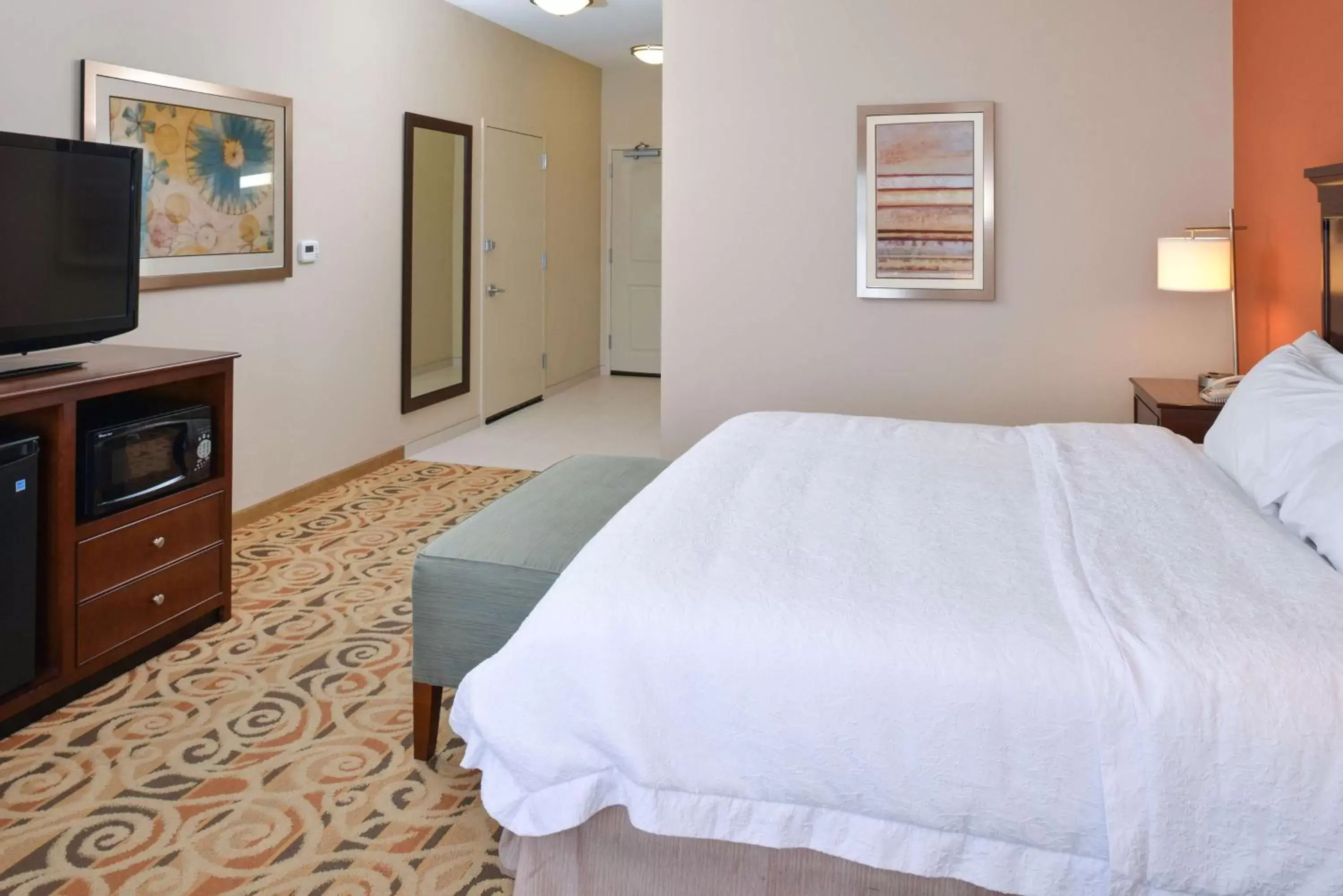 Bed in Hampton Inn & Suites - Ocala