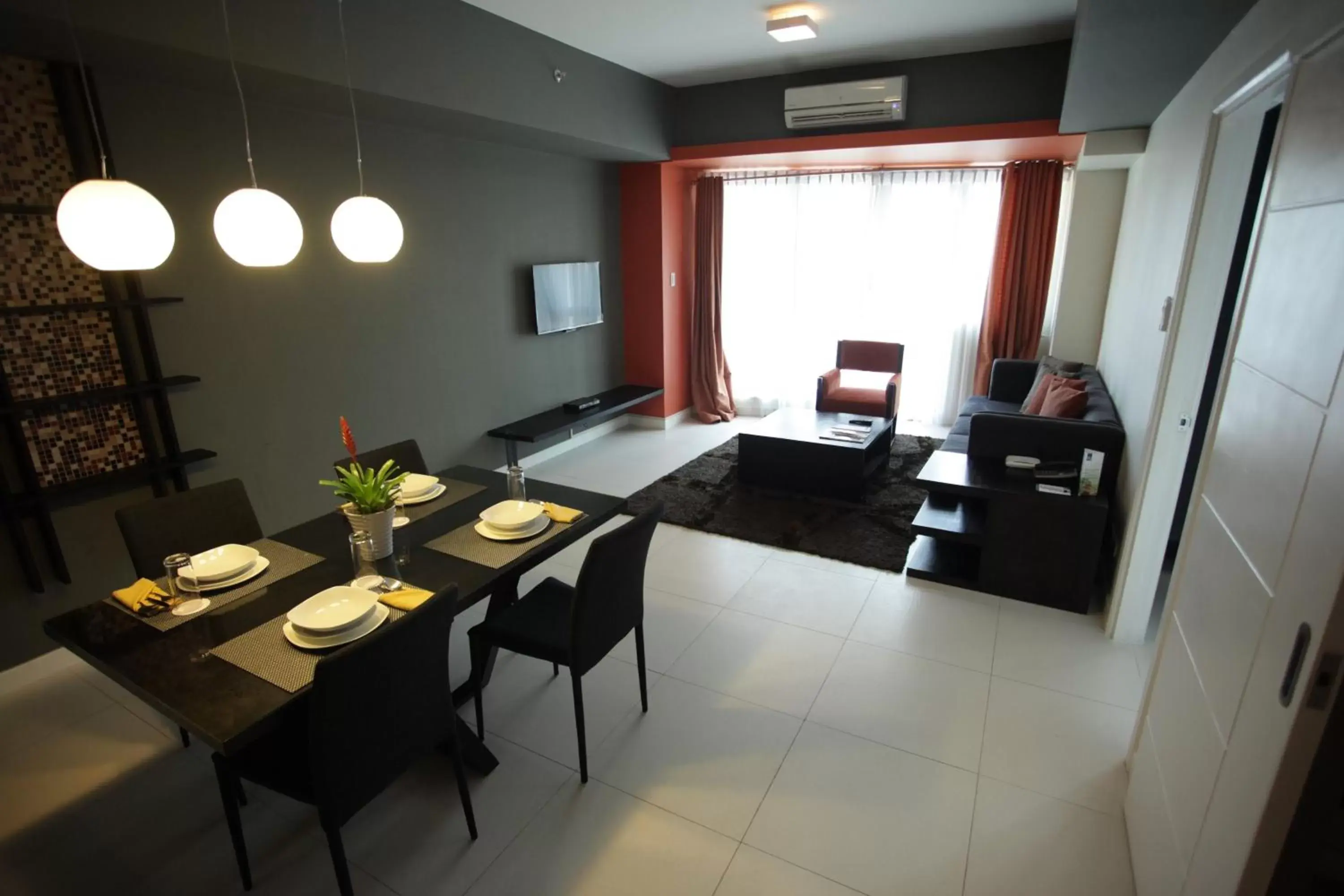 Dining area in KL Serviced Residences Managed by HII