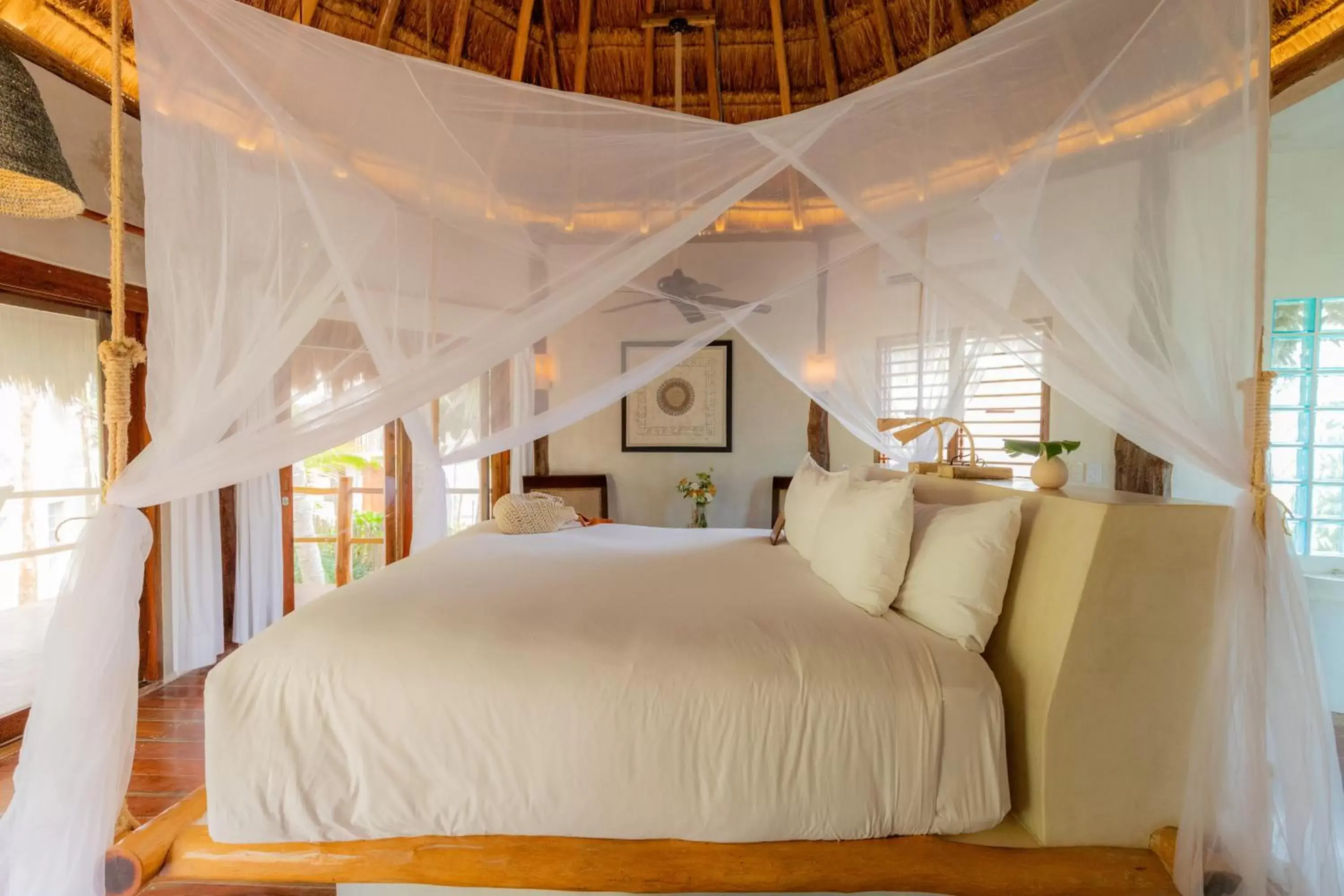 Bed in Encantada Tulum