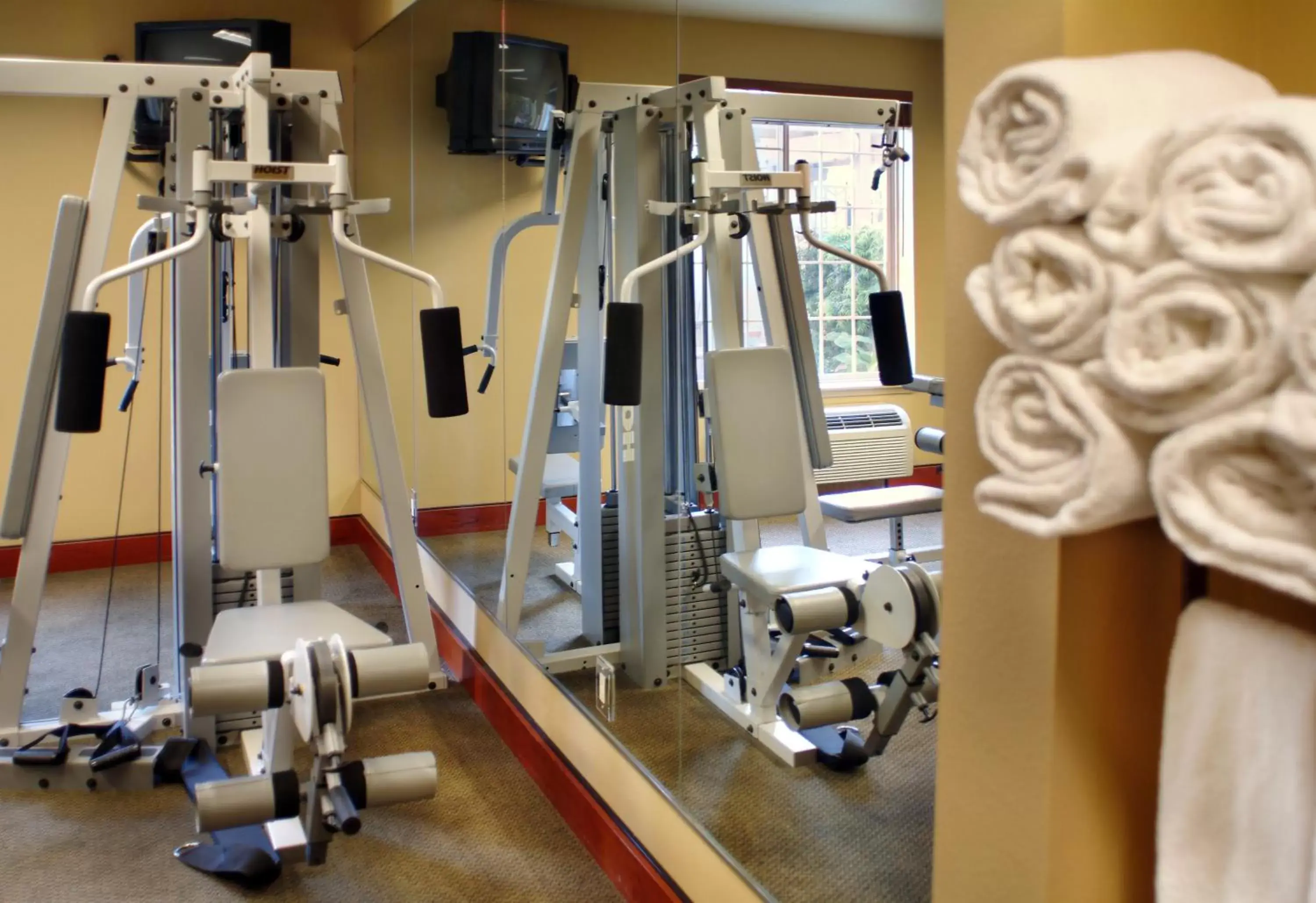 Fitness centre/facilities, Fitness Center/Facilities in Larkspur Landing Sunnyvale-An All-Suite Hotel