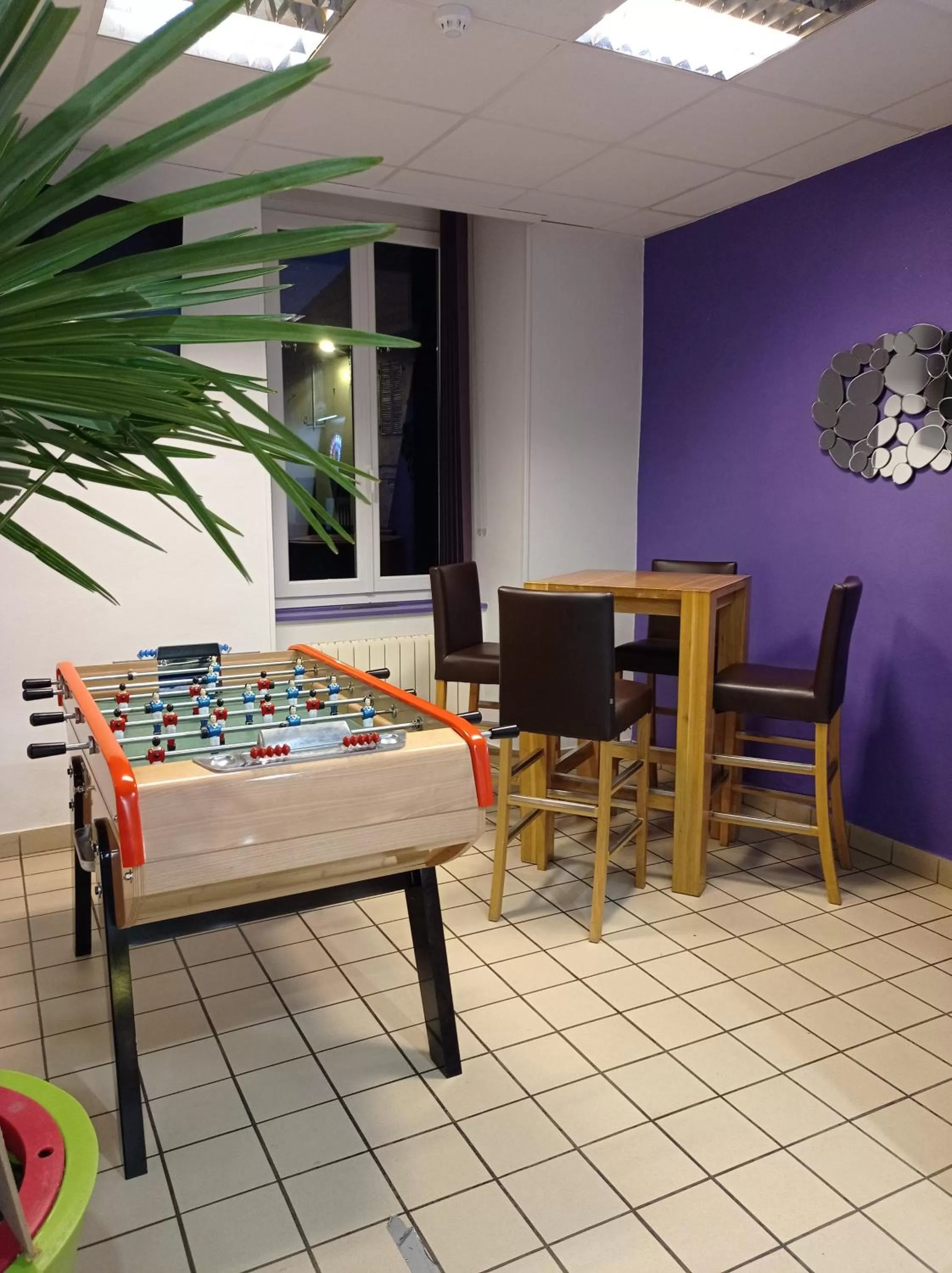 Lounge or bar in Logis Le Bocage