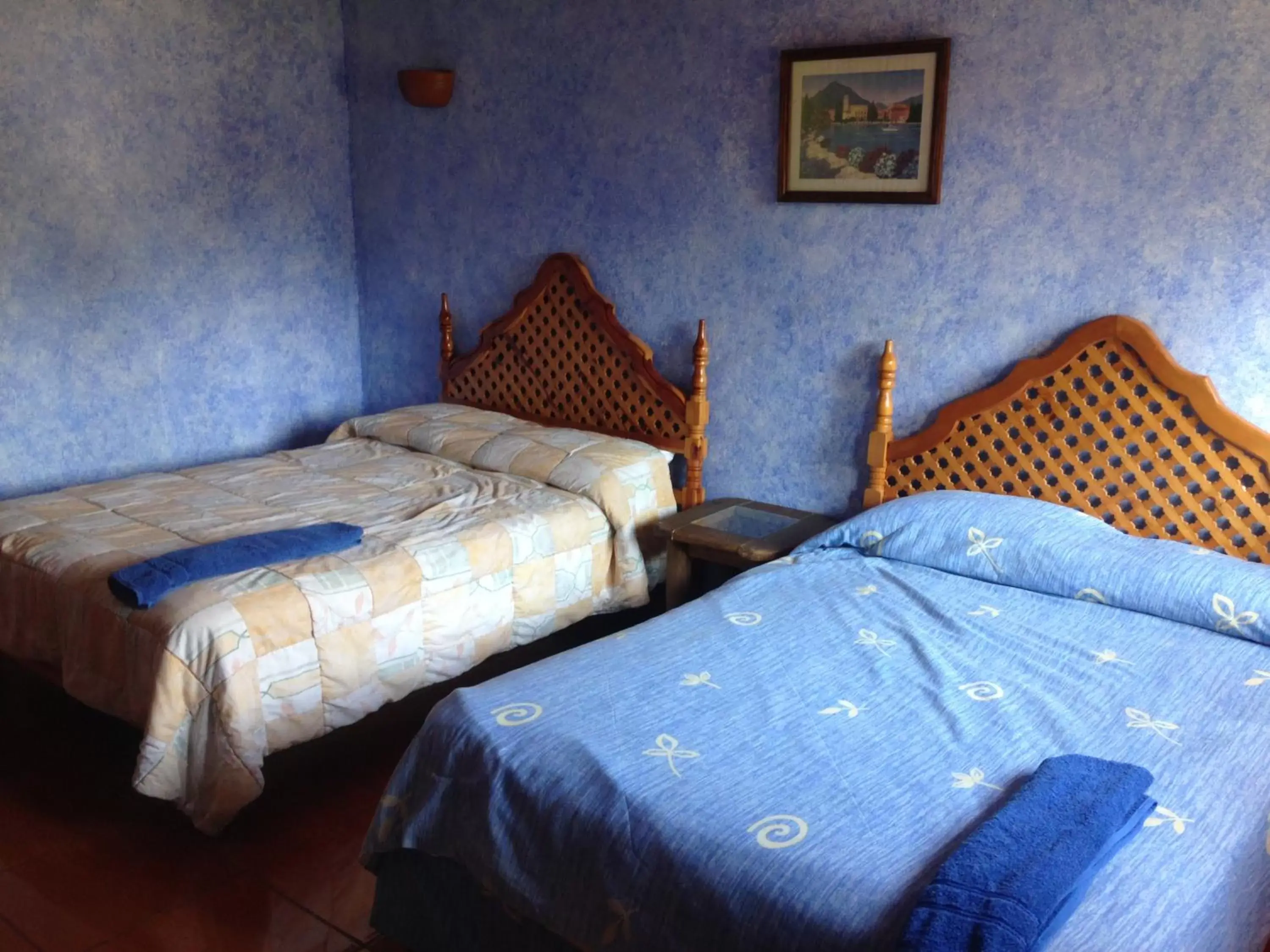 Bed in Hospedaje Ornelas