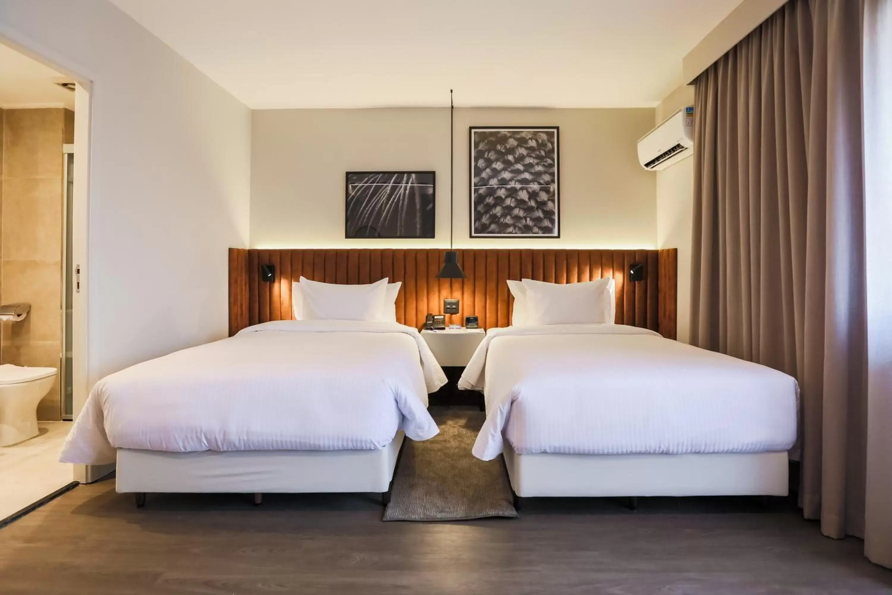 Bed in Double Tree by Hilton São Paulo Itaim Bed in Double Tree by Hilton São Paulo Itaim