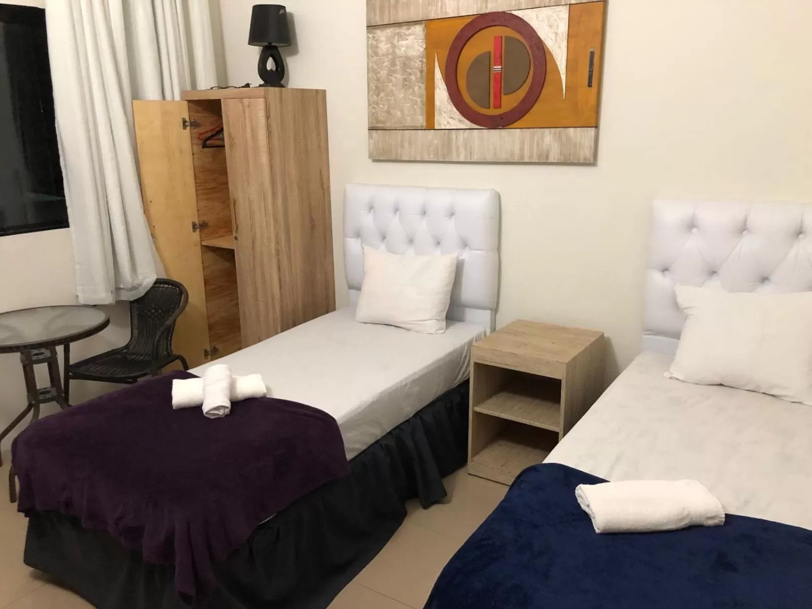 TV and multimedia, Bed in Pousada Das Palmeiras