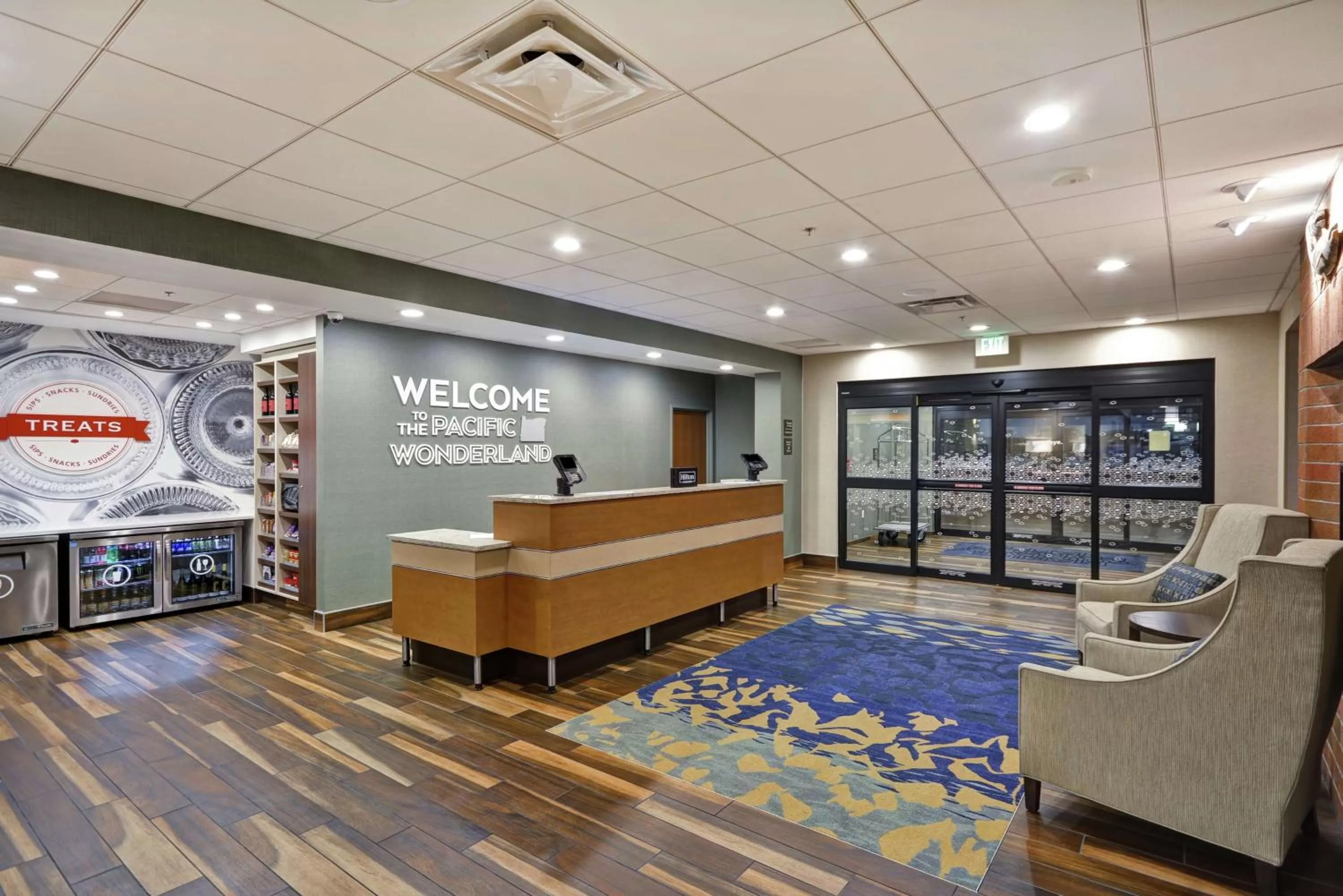 Lobby or reception in Hampton Inn & Suites Grants Pass