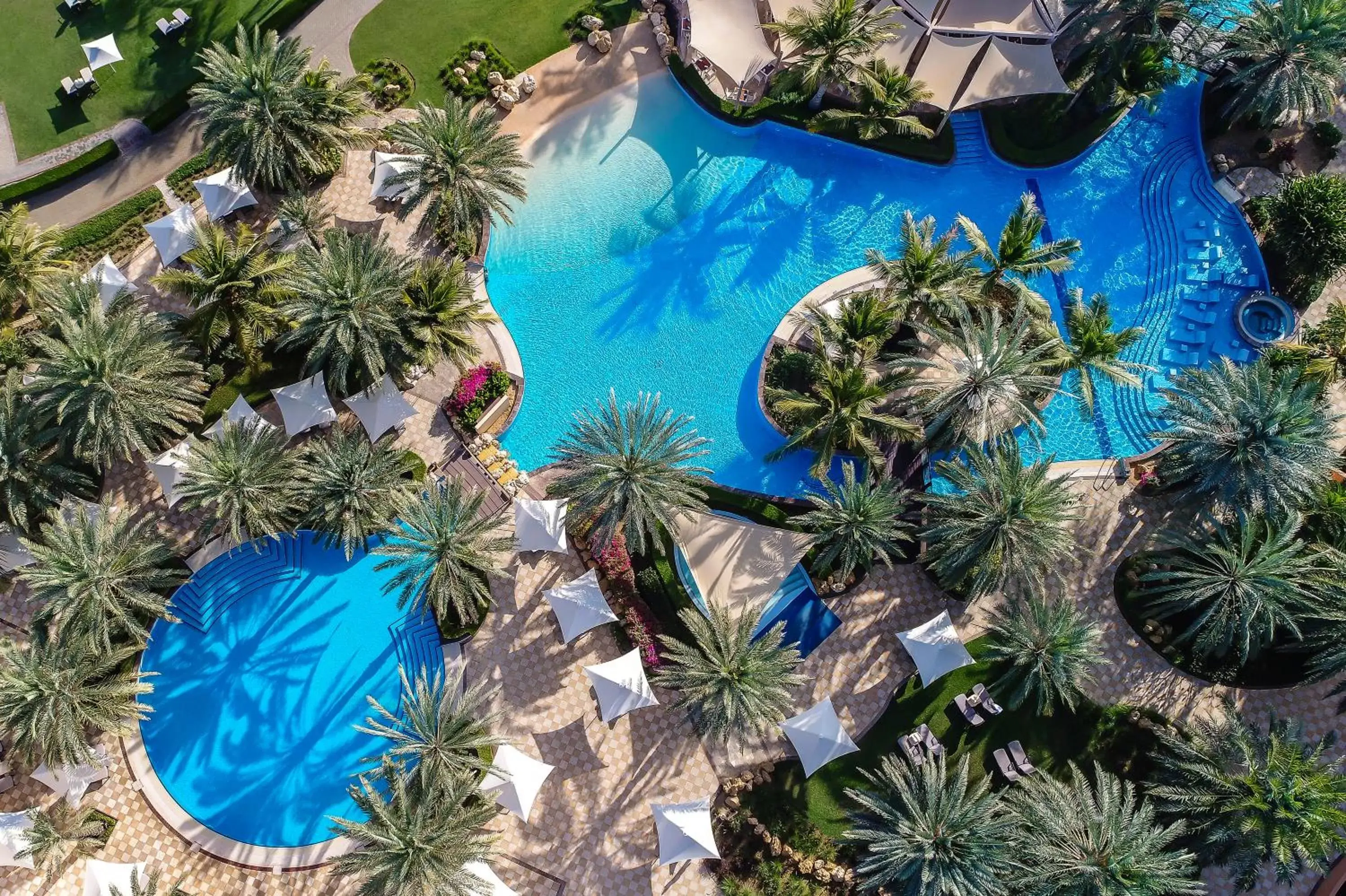 Bird's eye view, Pool View in Shangri-La Barr Al Jissah, Muscat