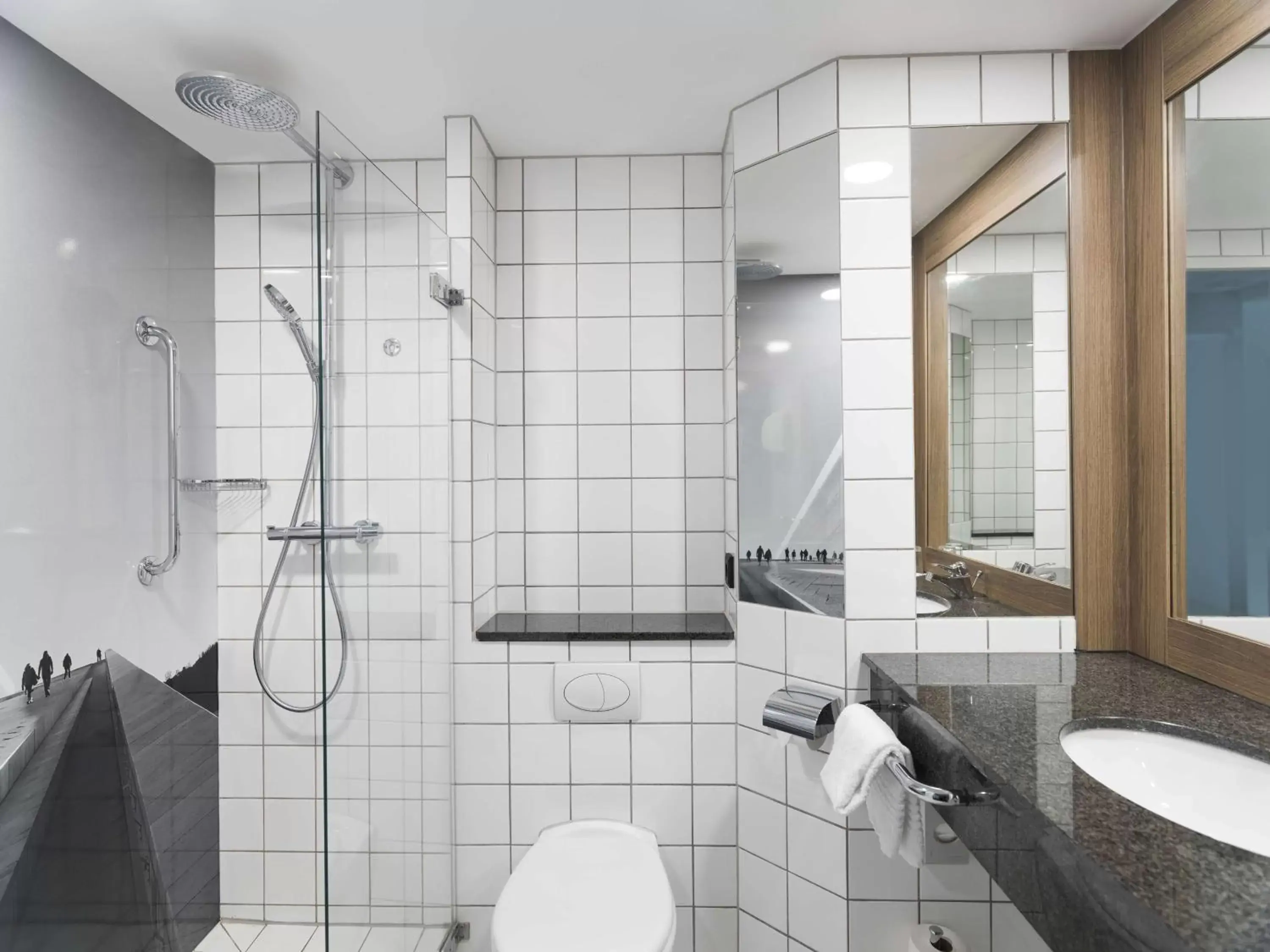 Bathroom in Radisson Blu Hotel Nydalen, Oslo