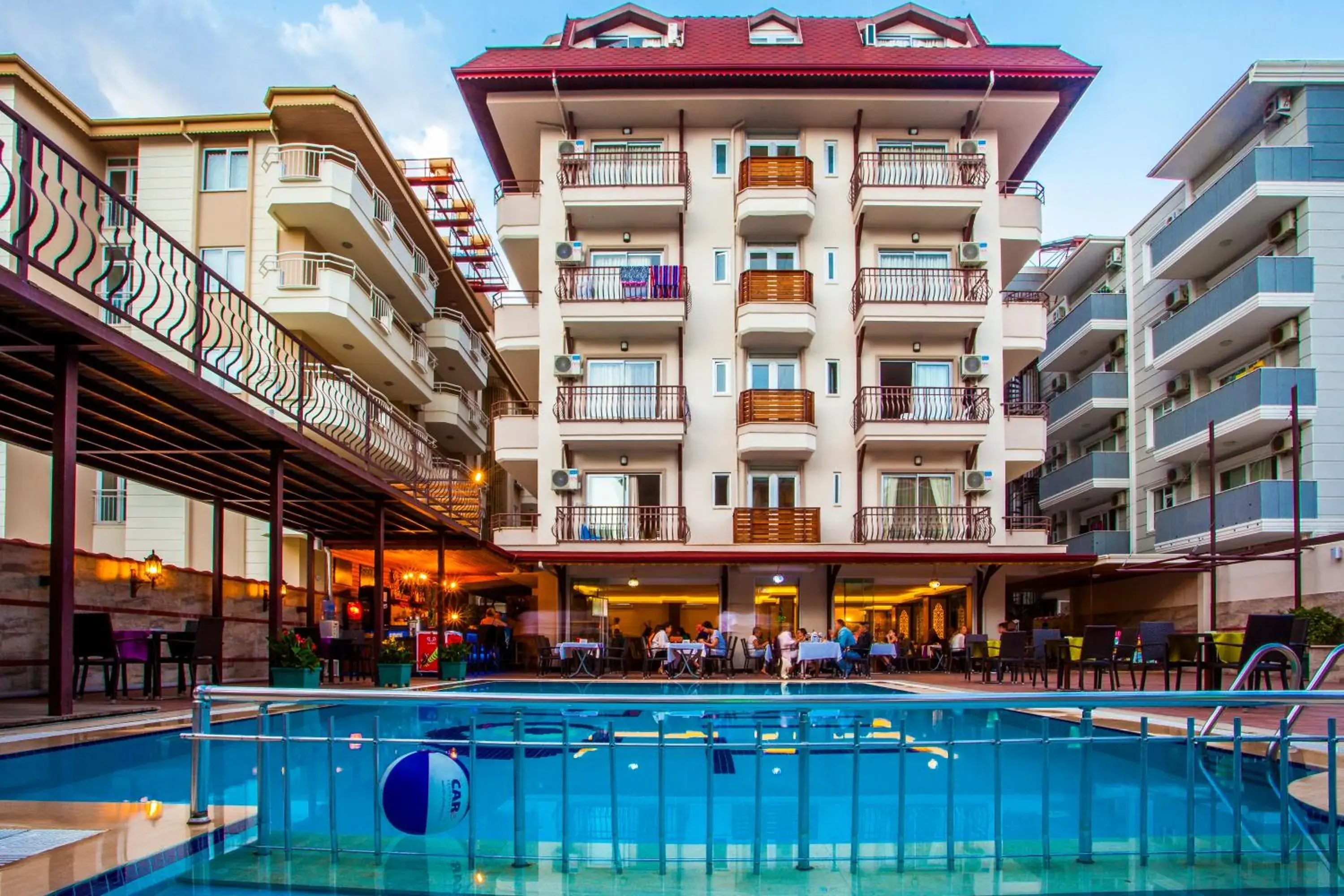 Facade/entrance, Swimming Pool in Oba Time Hotel