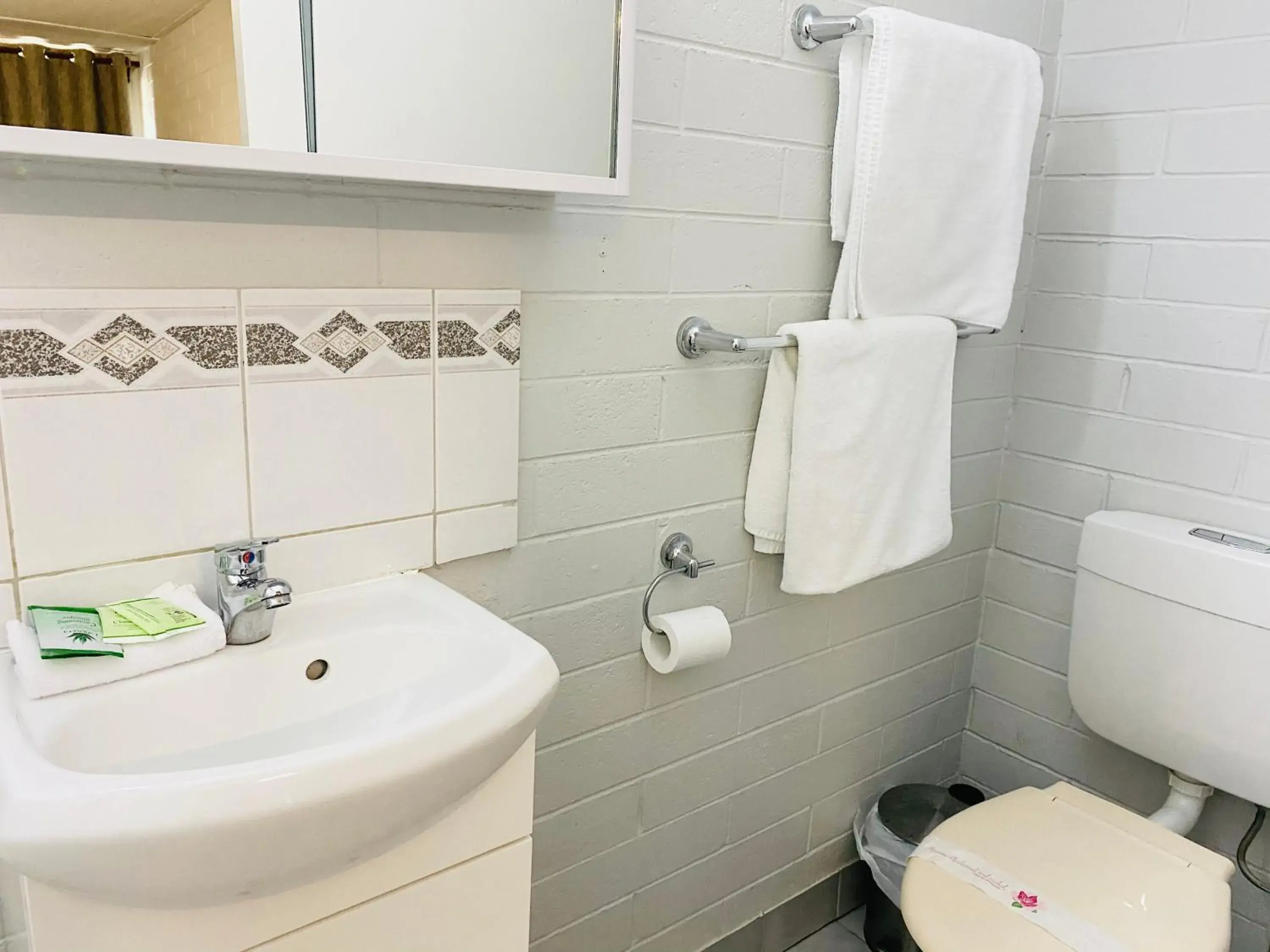 Bathroom in Millers Cottage Motel