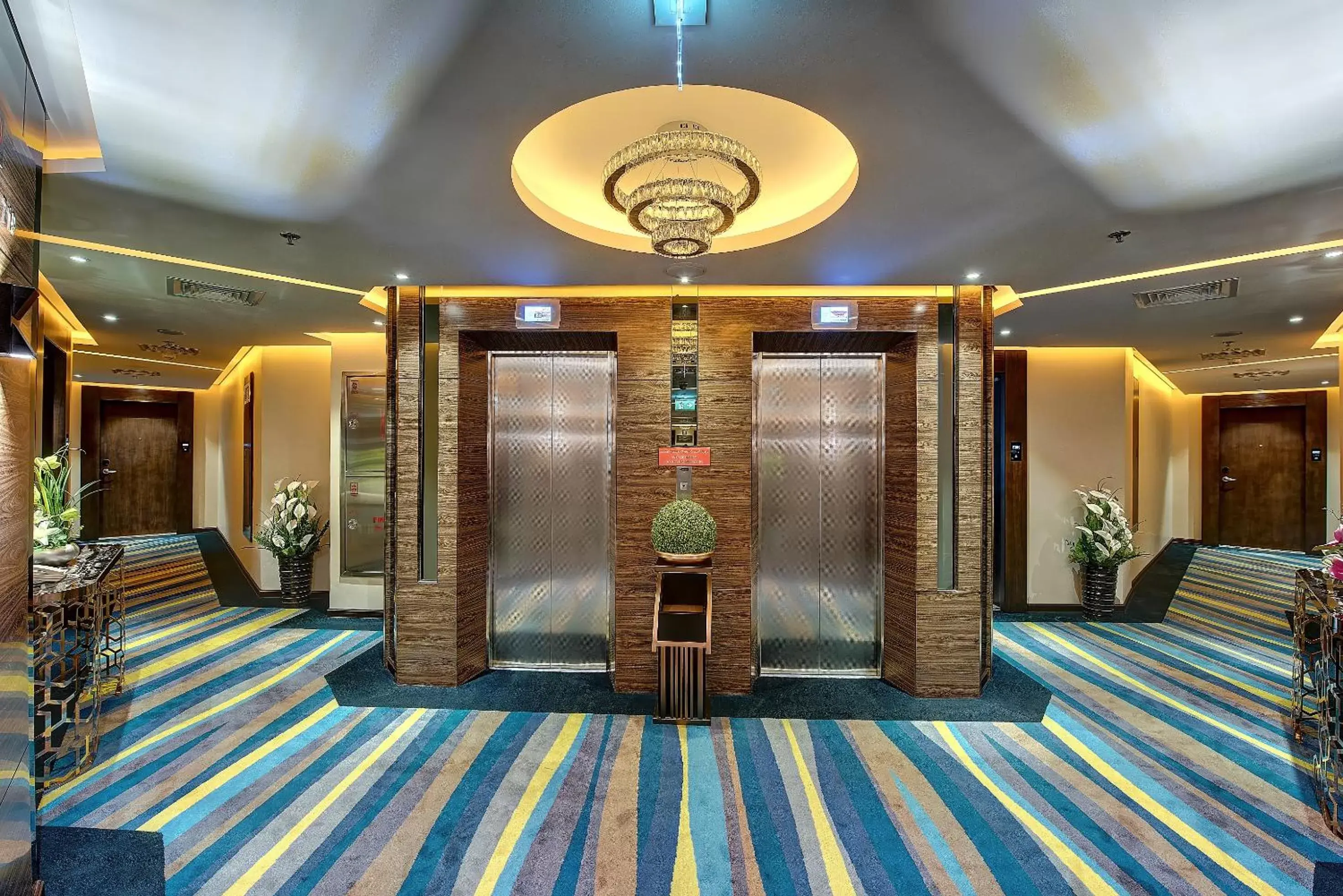 elevator in Omega Hotel Dubai