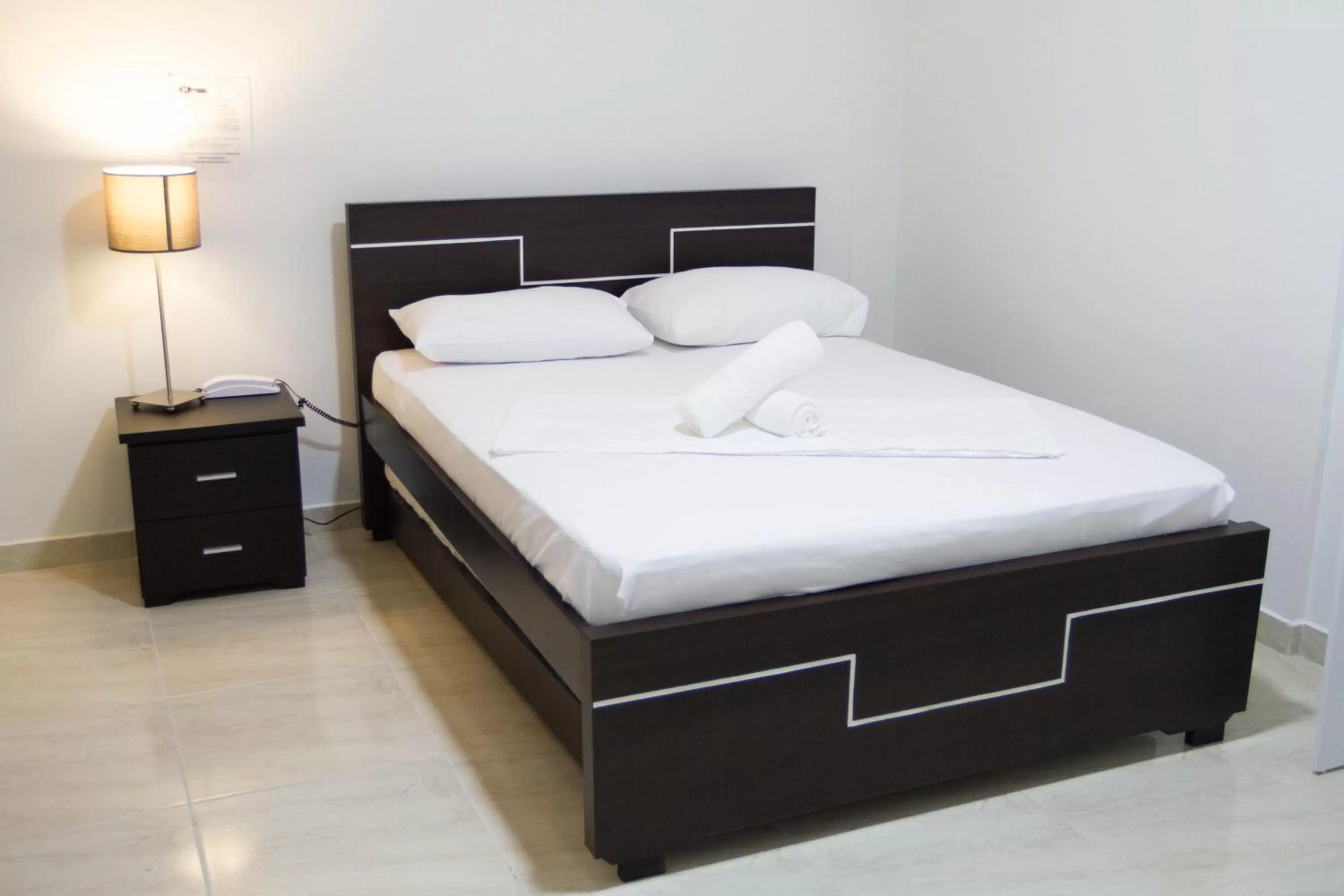 Bed in Hotel Residencias la CH