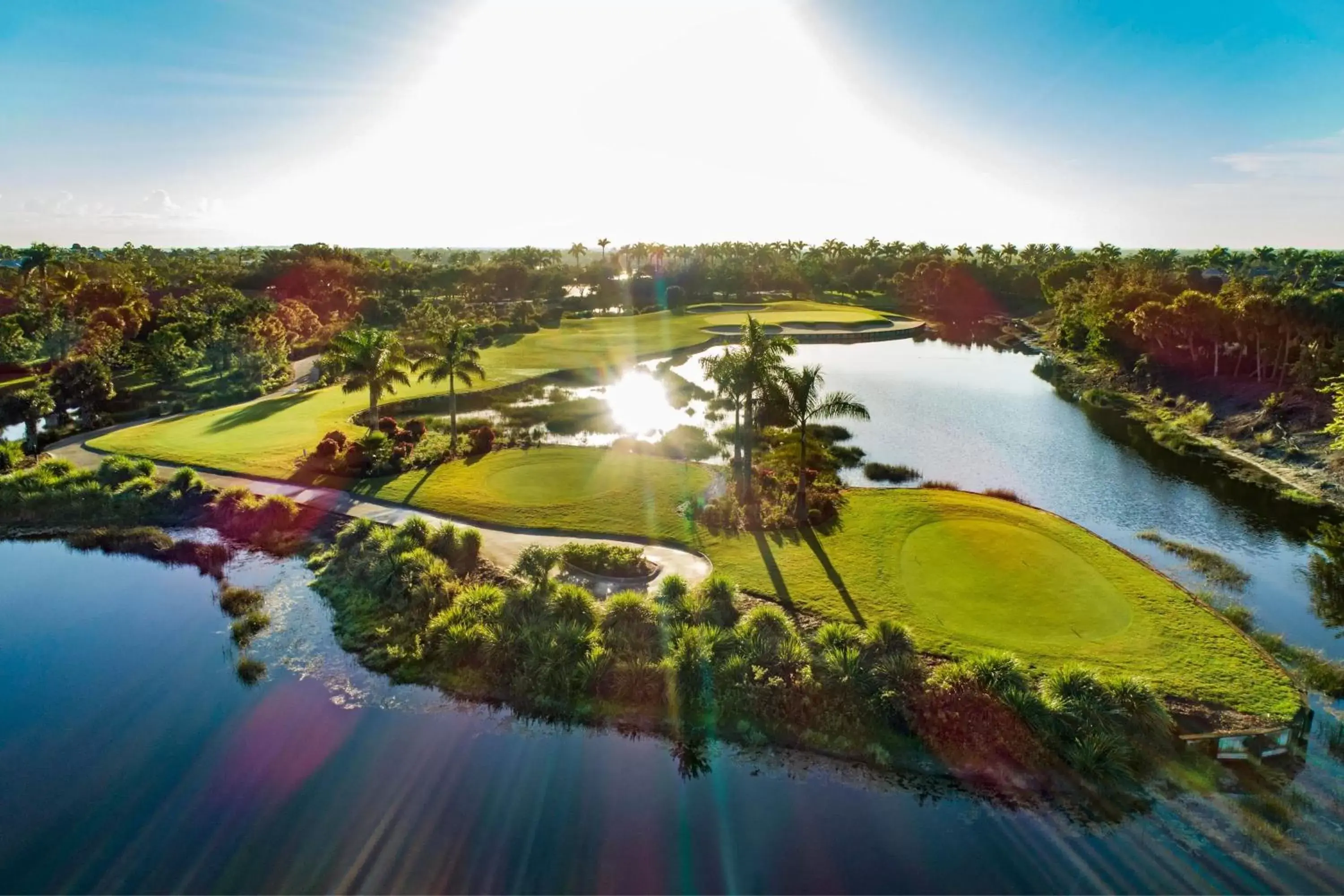 Golfcourse, Bird's-eye View in JW Marriott Marco Island Beach Resort