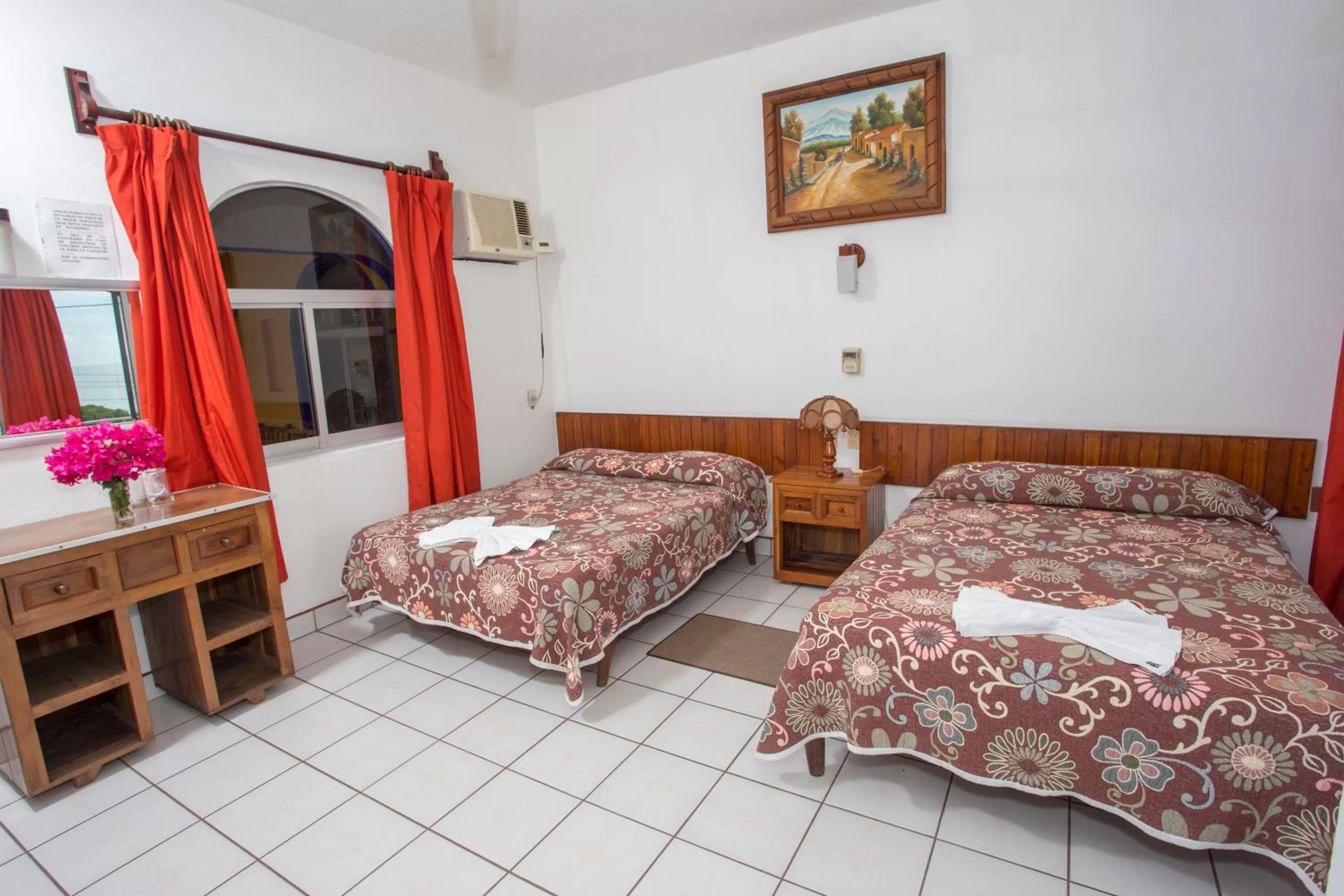 Bed in Hotel San Juan