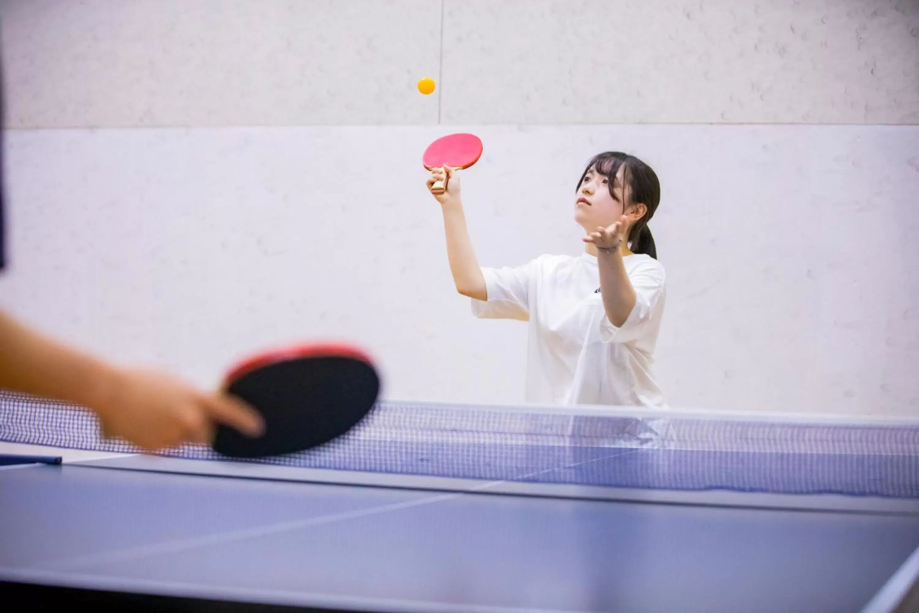 Table tennis in Otaru Asari Classe Hotel