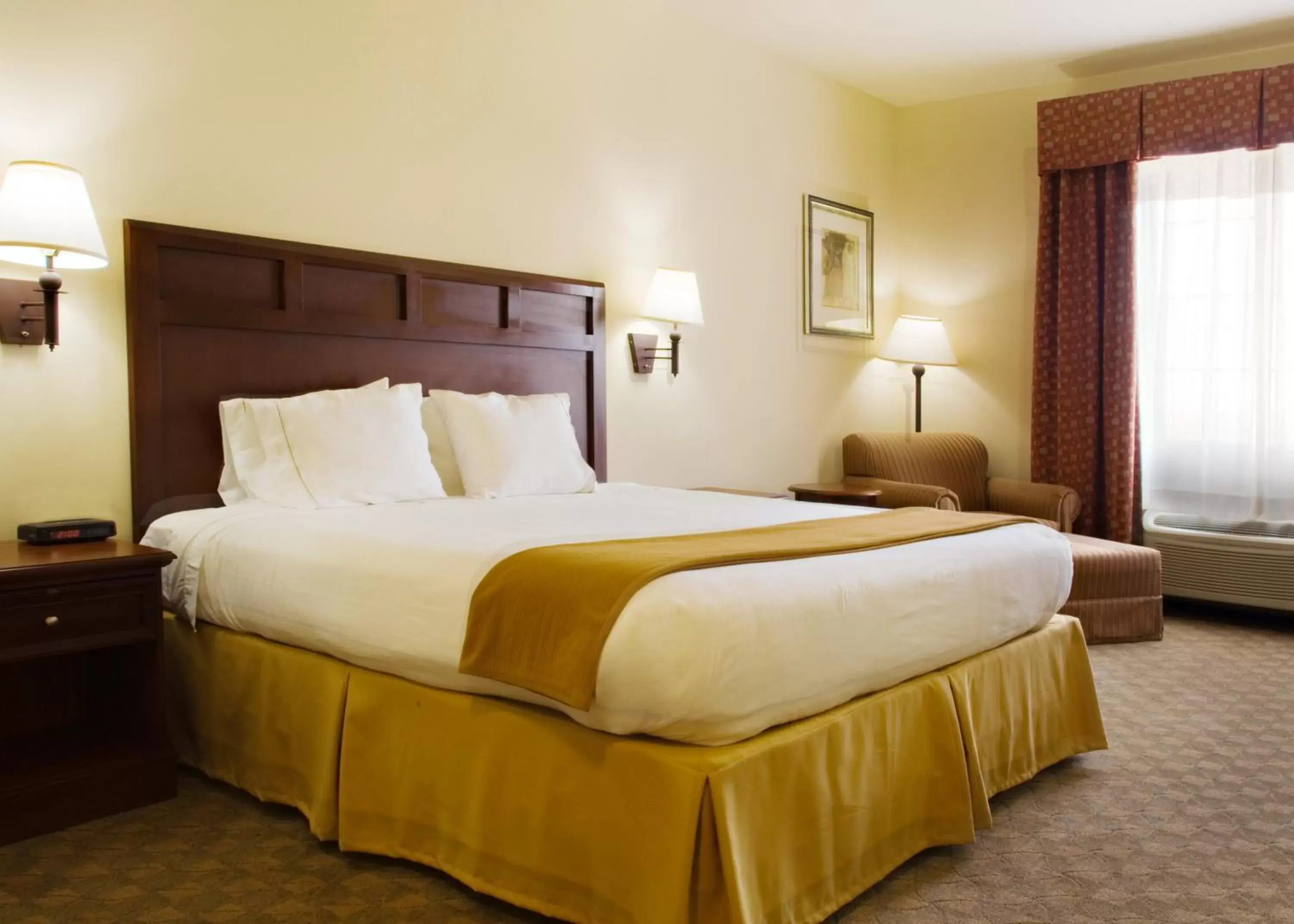 King Room - Hearing Accessible - Roll-in Shower in Holiday Inn Express Hotel & Suites Levelland, an IHG Hotel