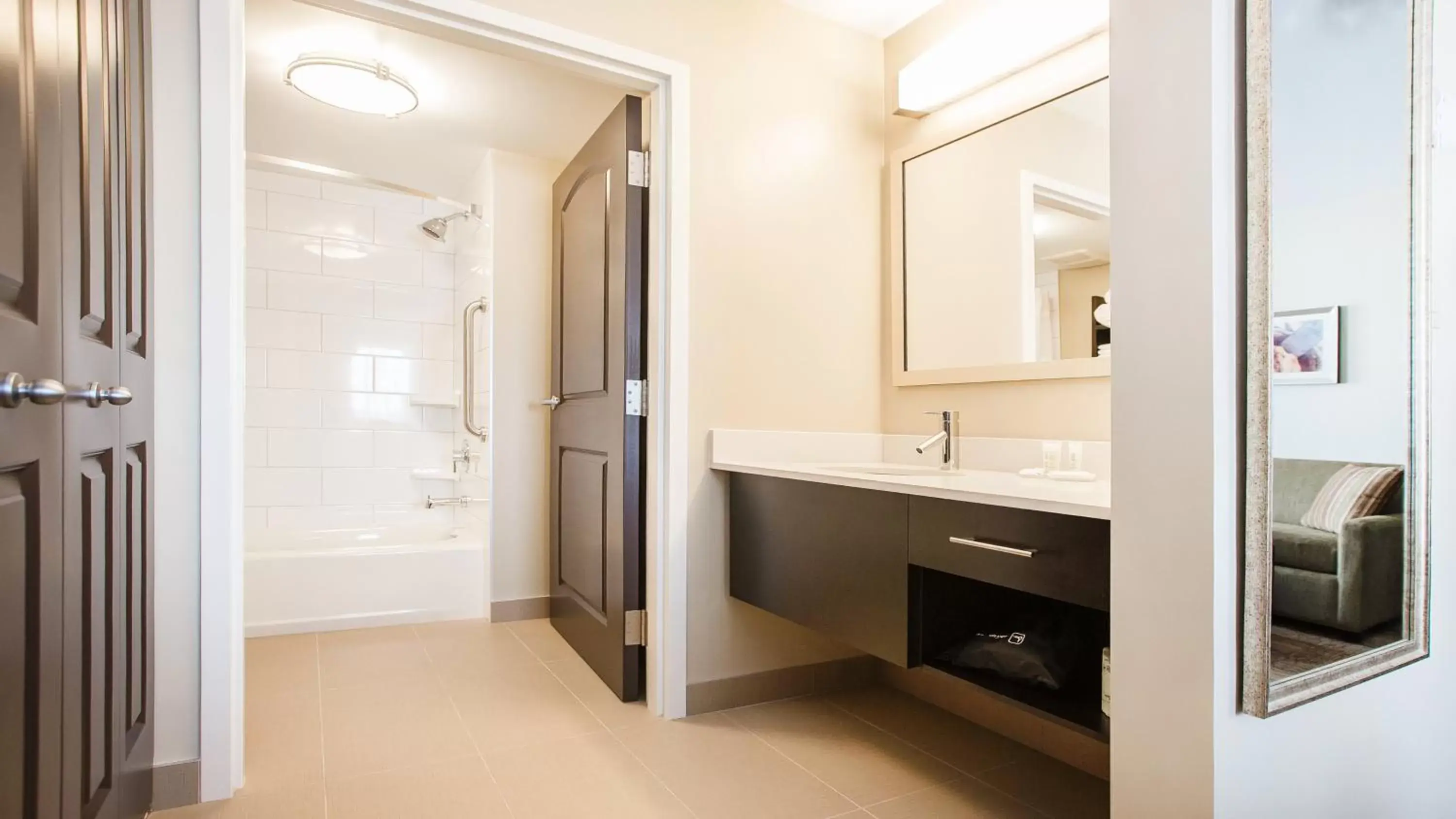 Bathroom in Staybridge Suites West Edmonton, an IHG Hotel