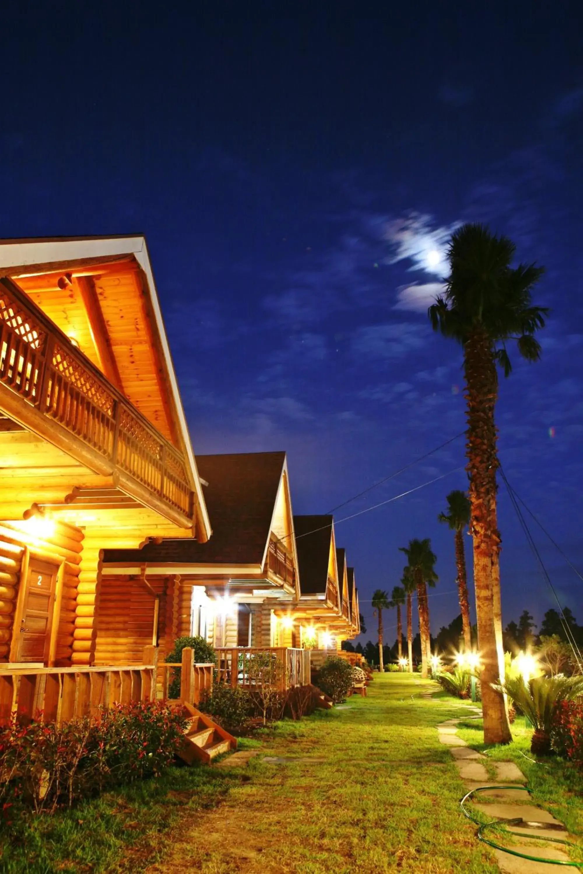 Facade/entrance, Property Building in Jungmun Log Pension & Resort